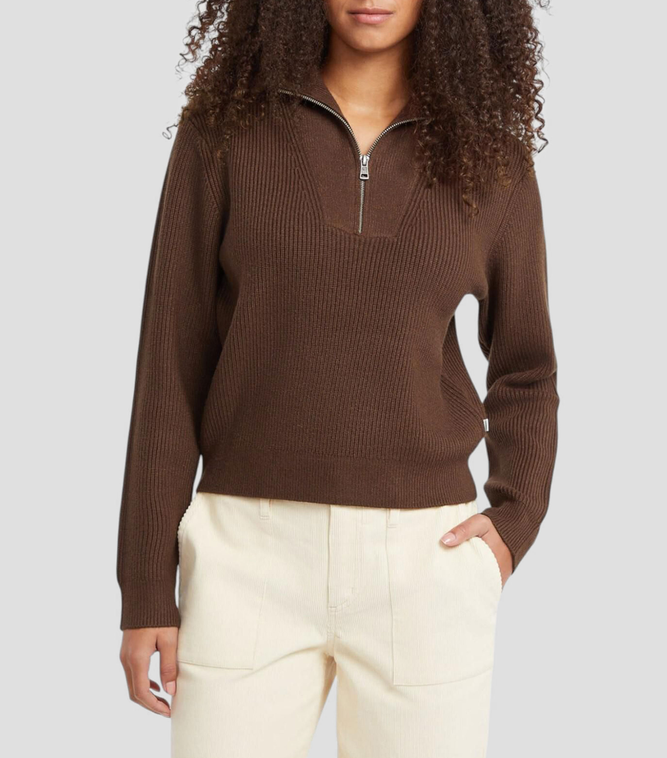 Suéter cuello alto Mujer