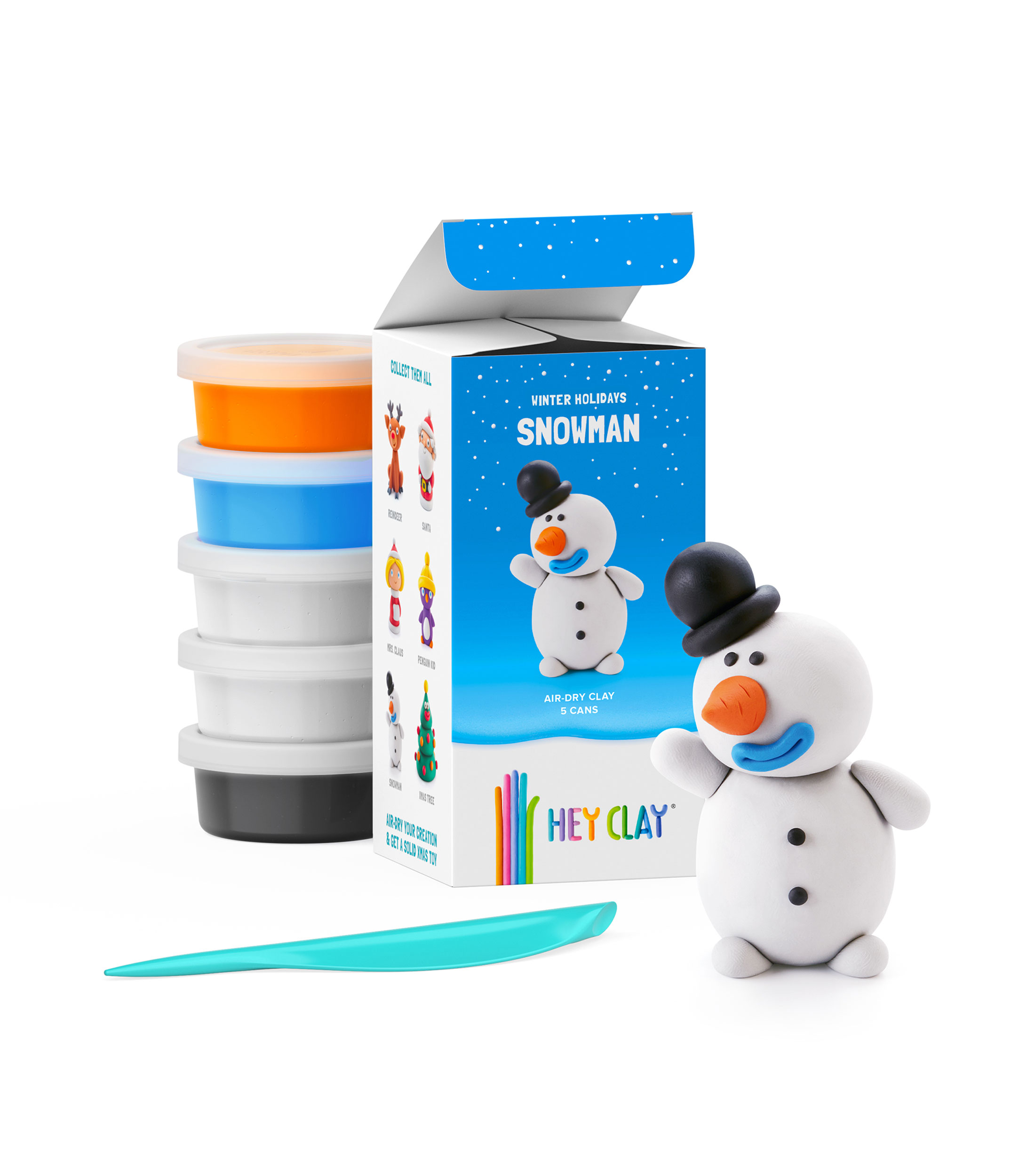 Playset de arcilla Series Seasonal, Snowman
