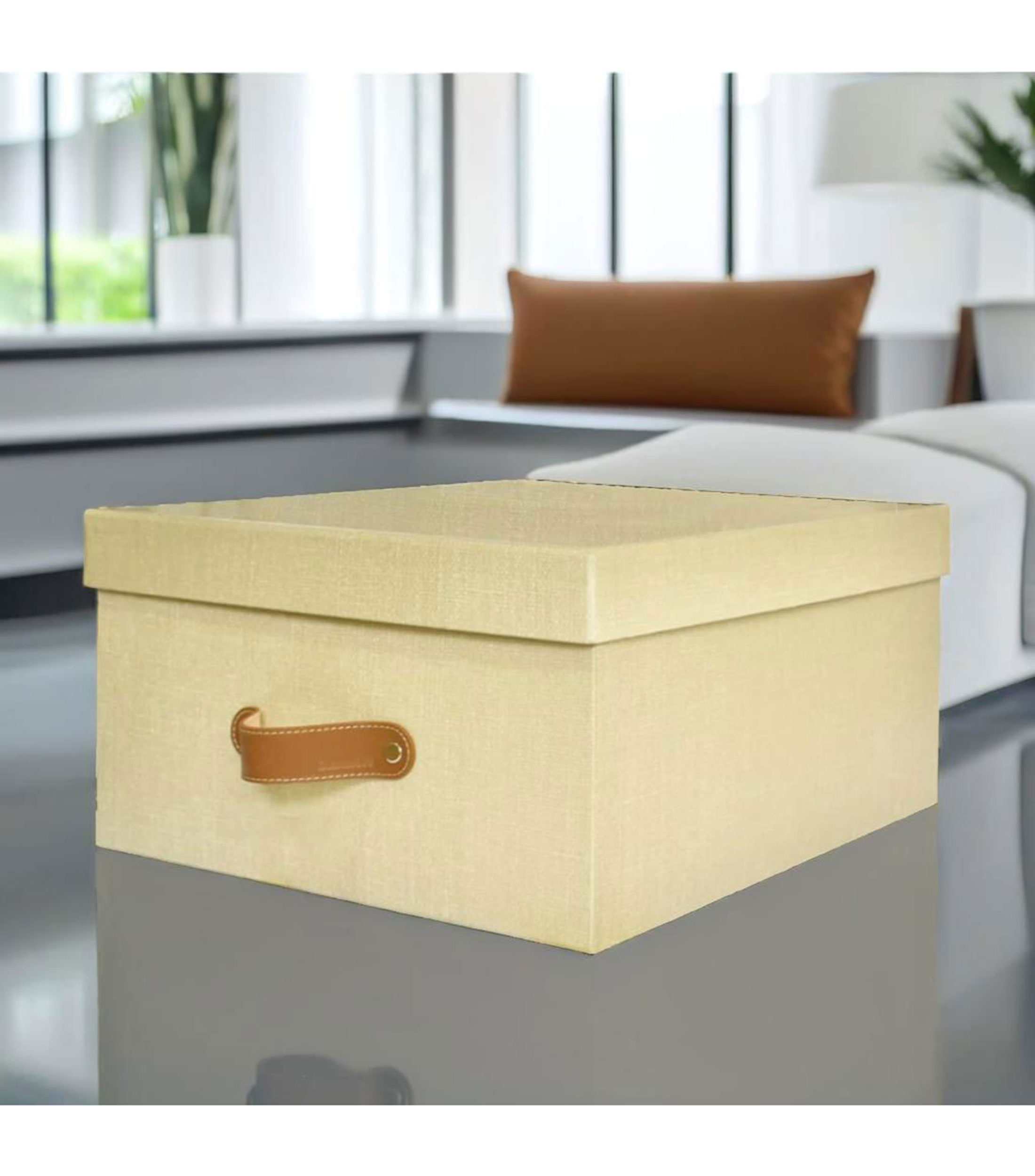 Caja Organizadora extragrande Arena Lino en carton