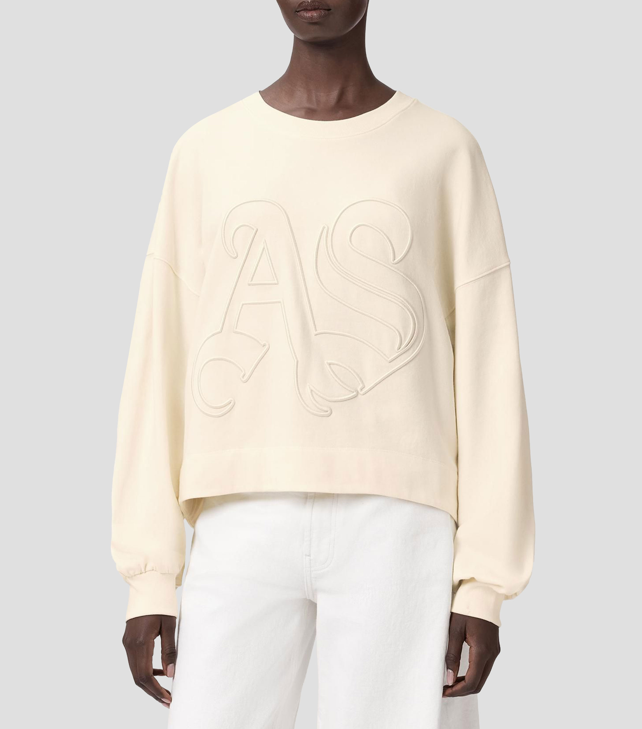 Sudadera Lila Embos Sweat Mujer