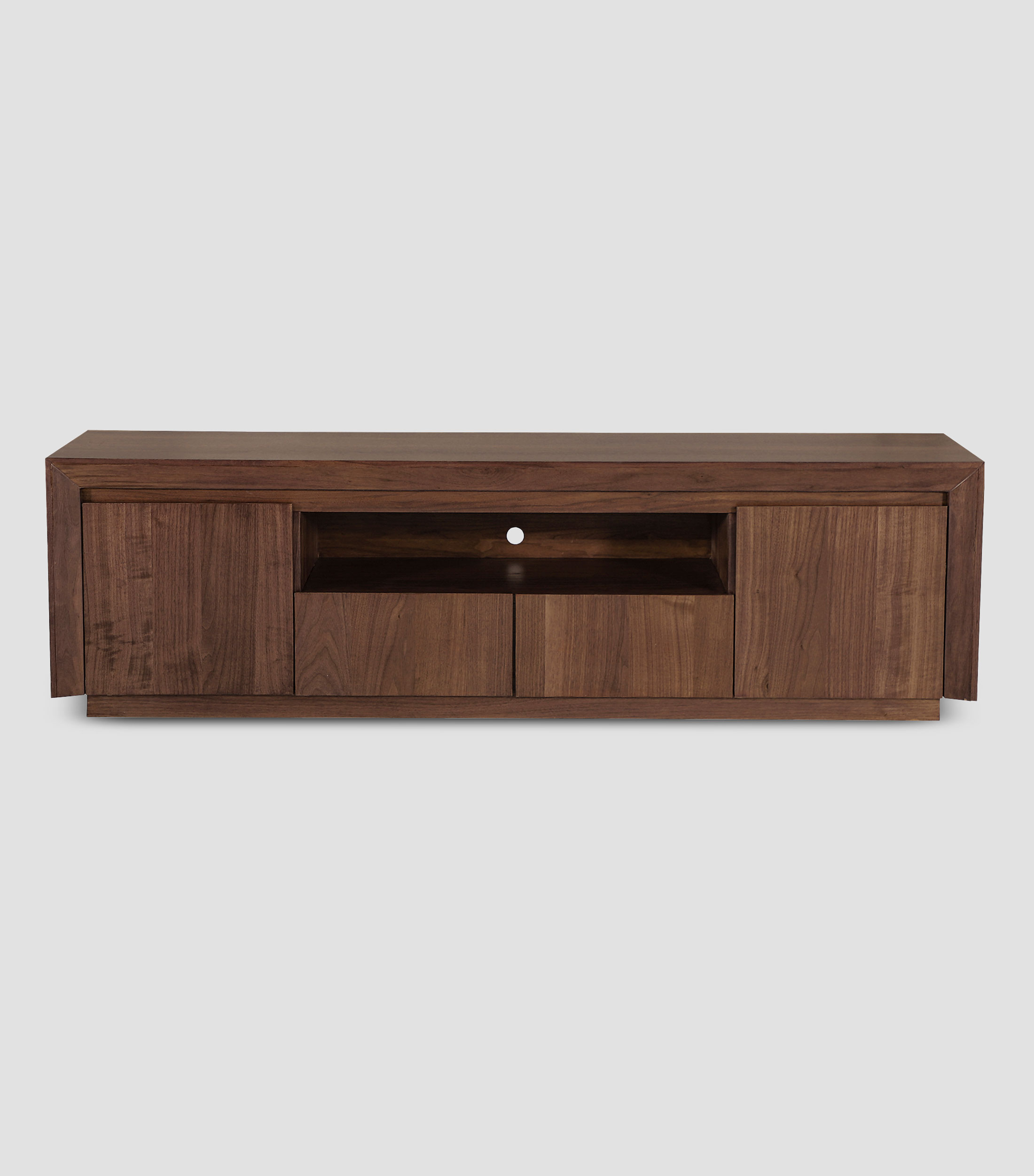 Mueble de TV Tribeca en chapa de nogal