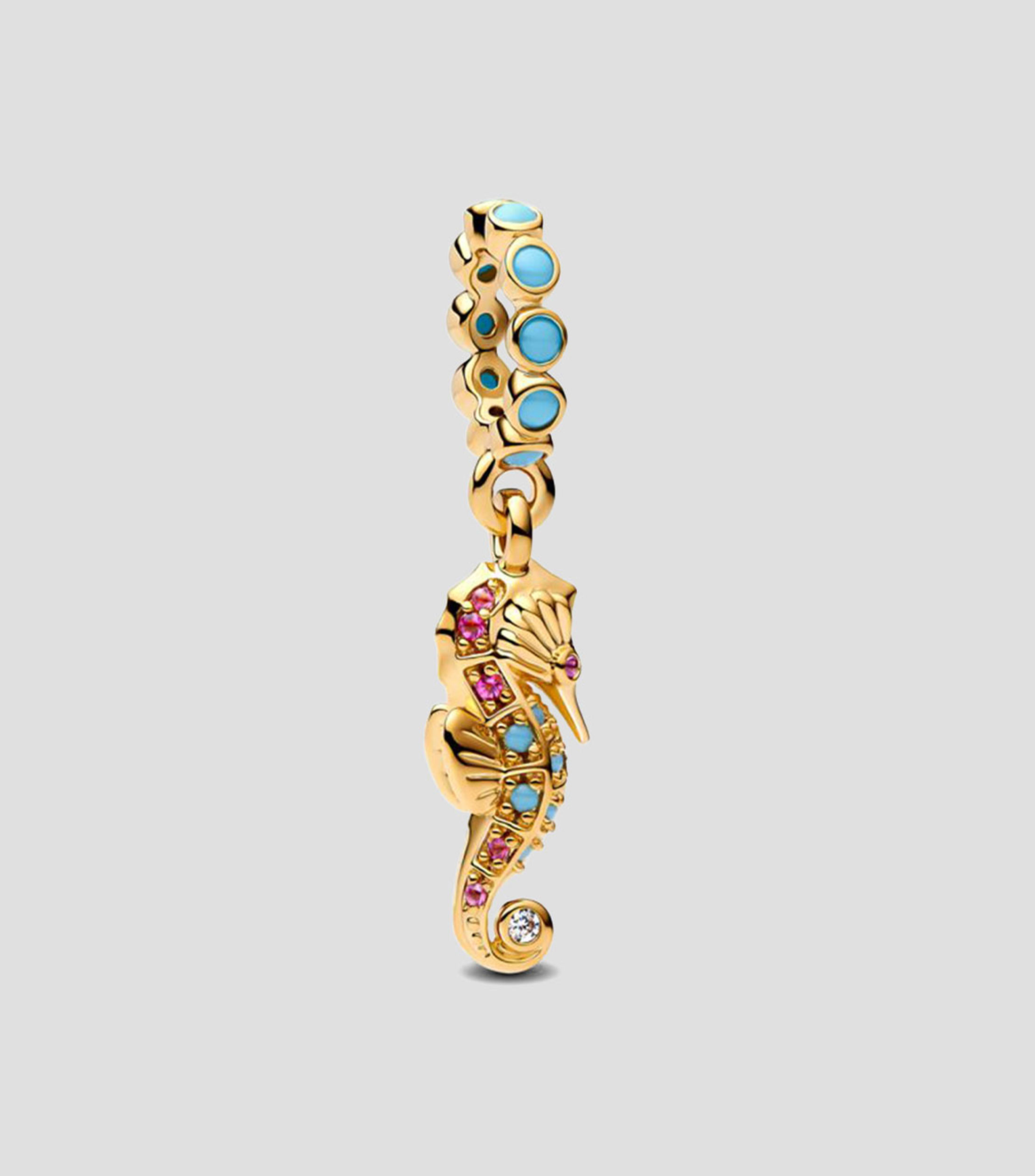 Charm en plata Seahorse Unisex