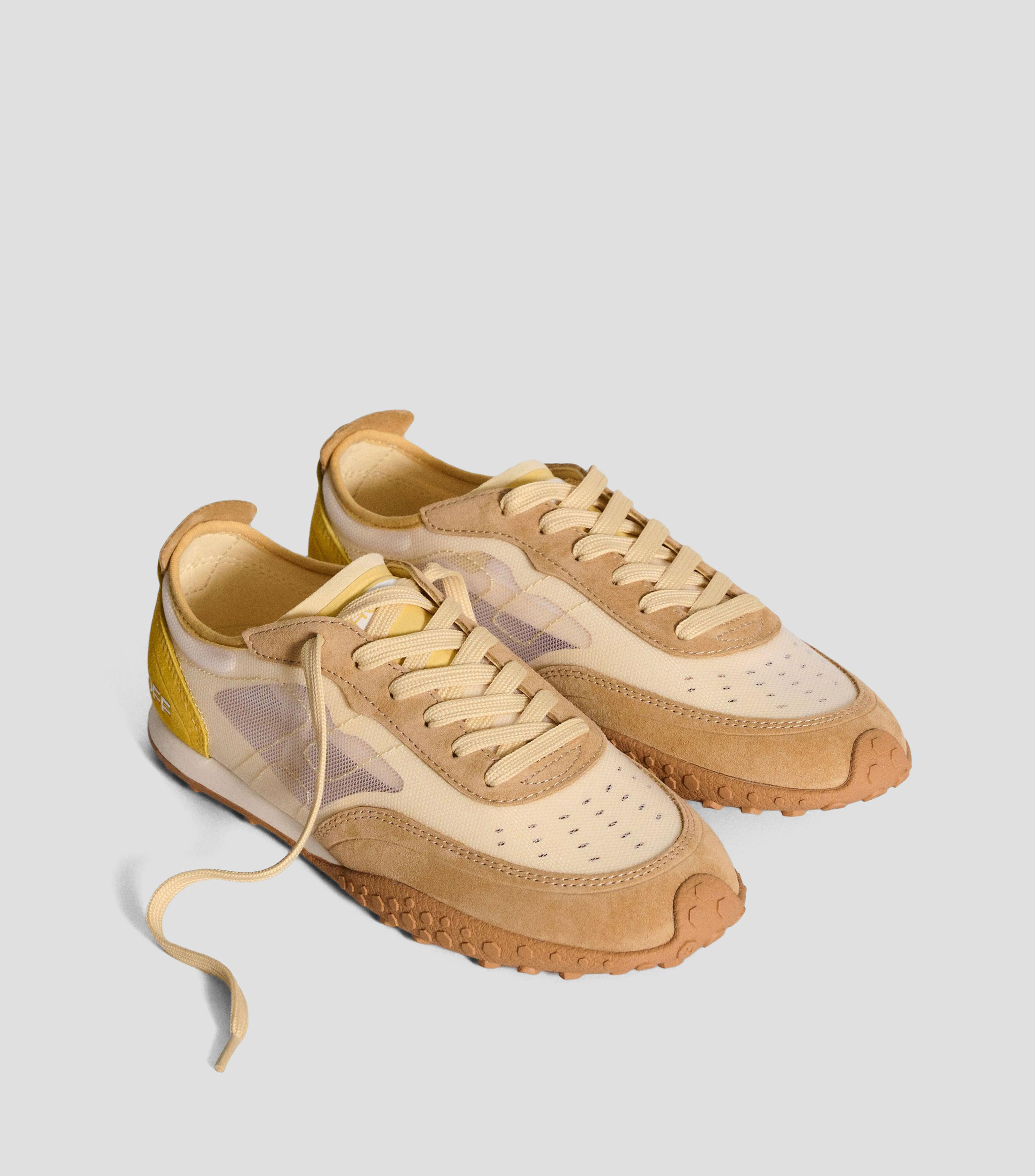 Tenis casuales Bridge Mesh de piel Mujer