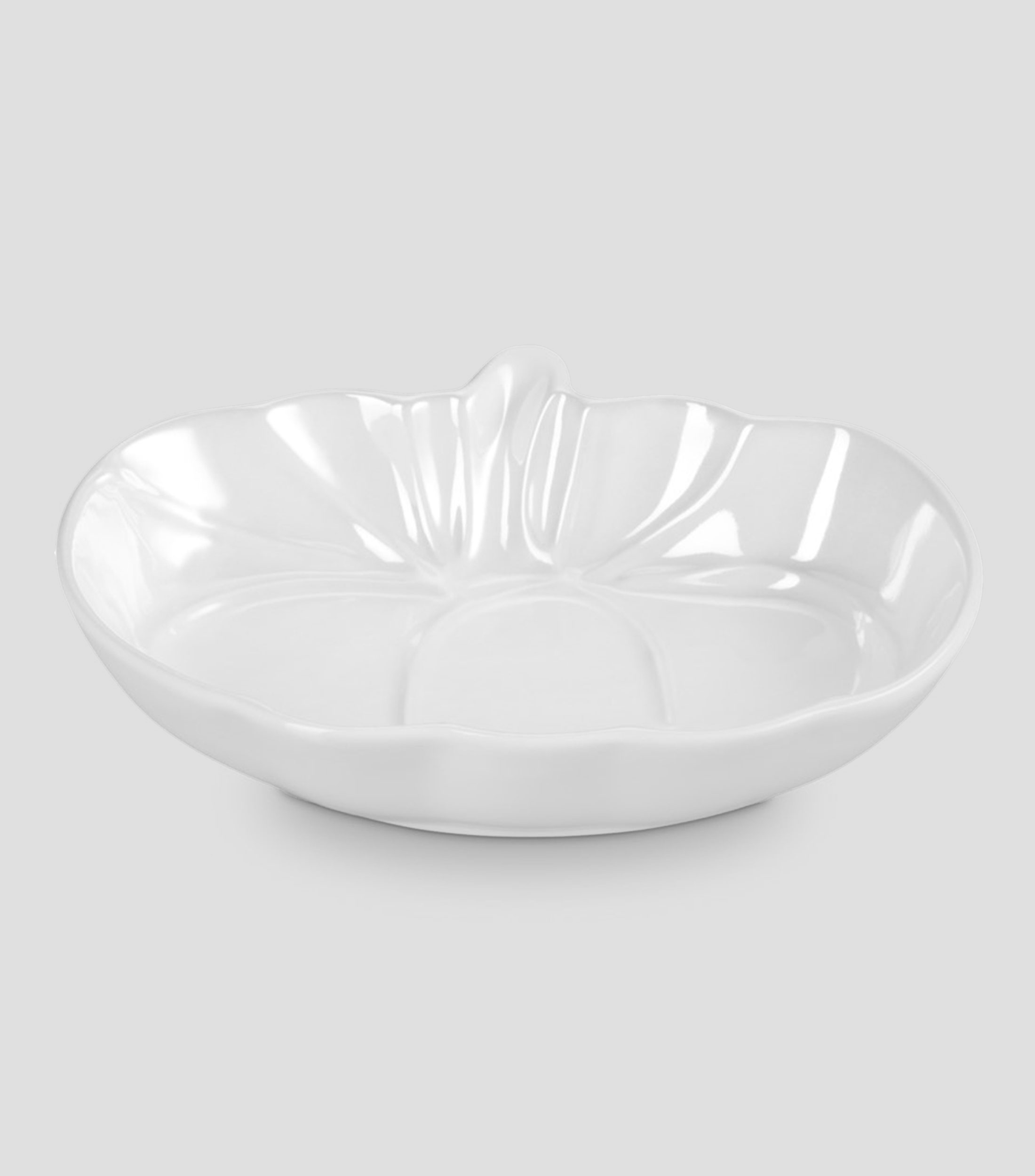 Plato en Forma de Calabaza en Ceramica