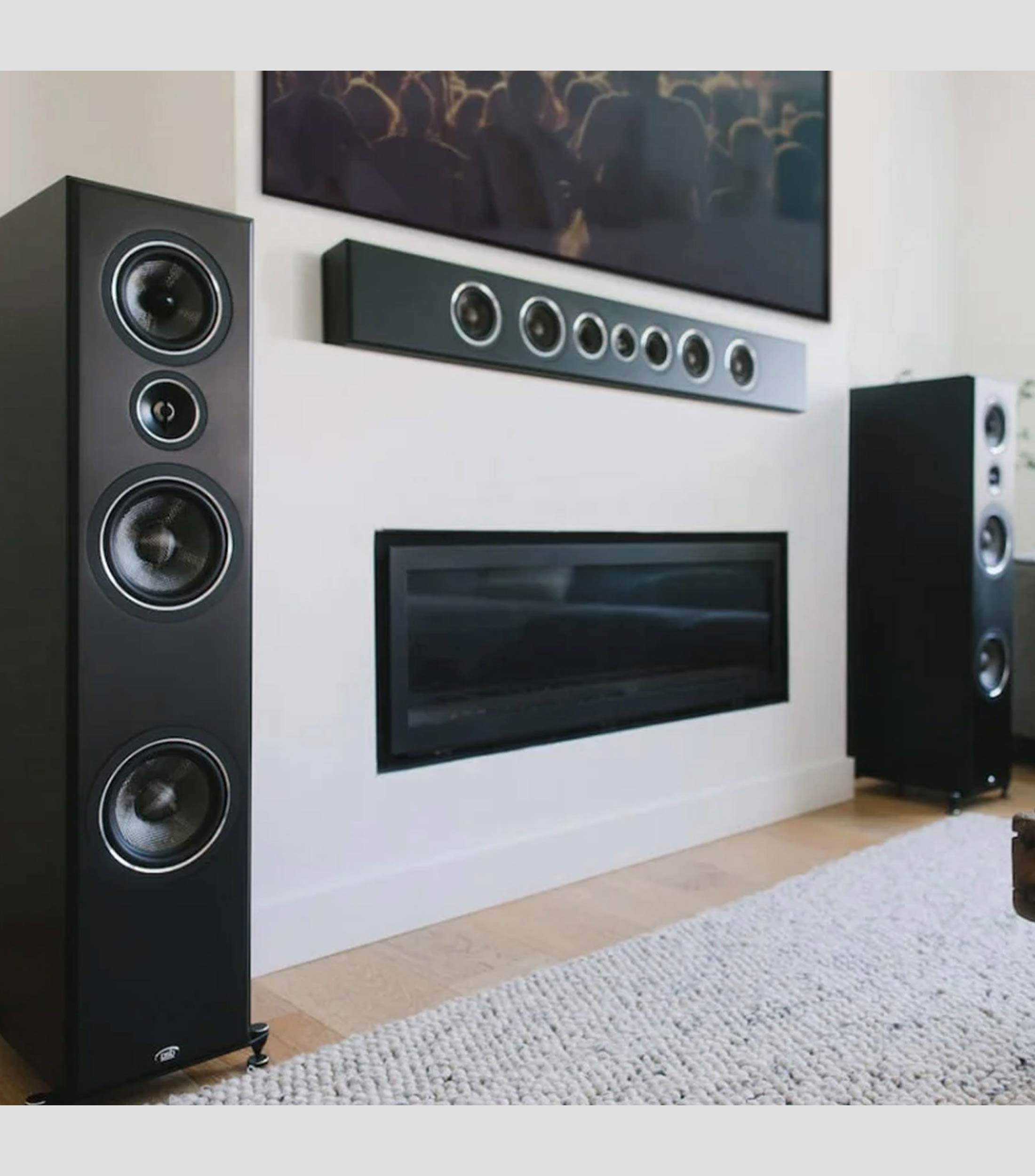 Par de Bafles Torre T65 Alámbrico 200 W