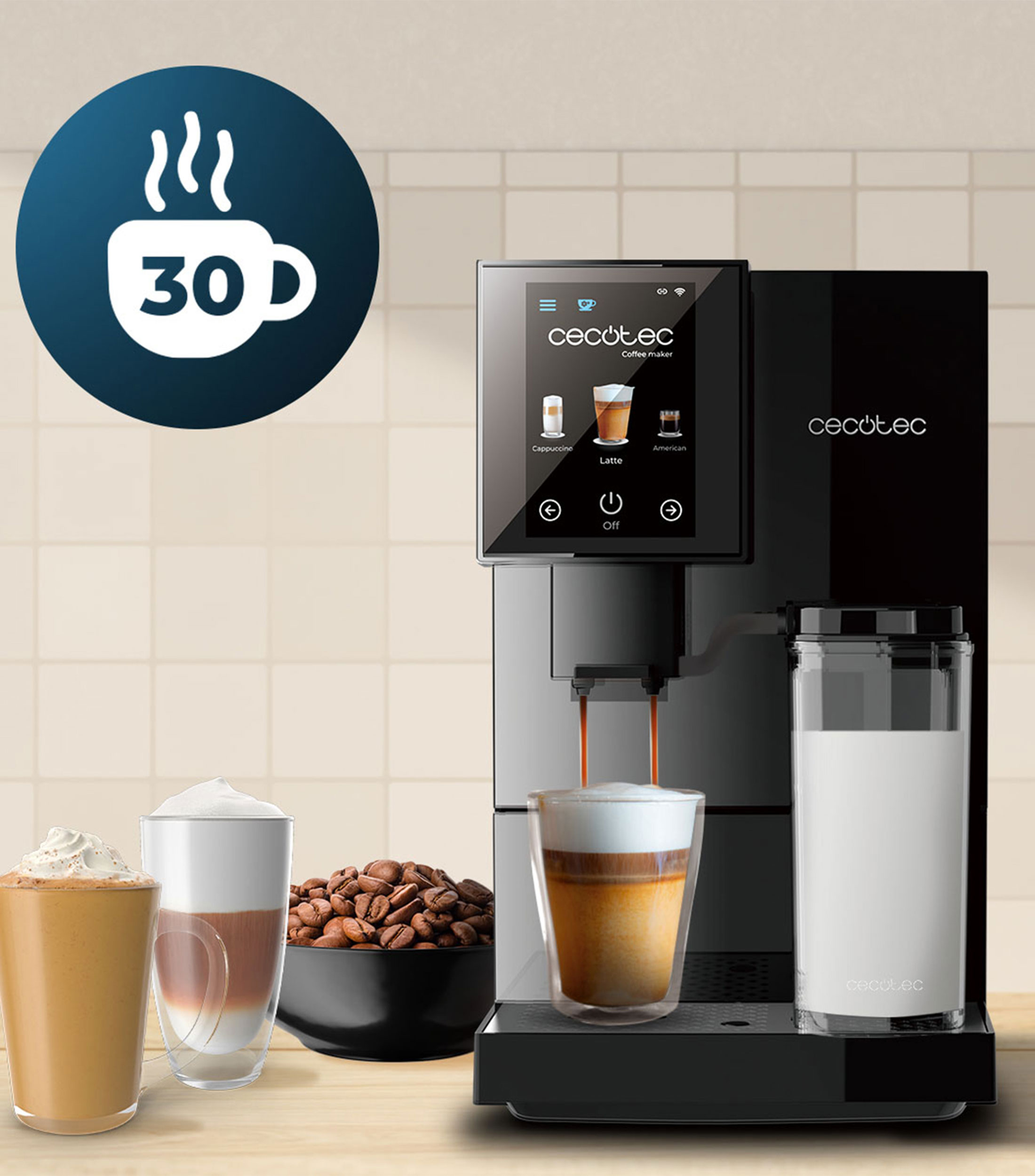 Cafetera Superautomatica Cecotec 1.1 L