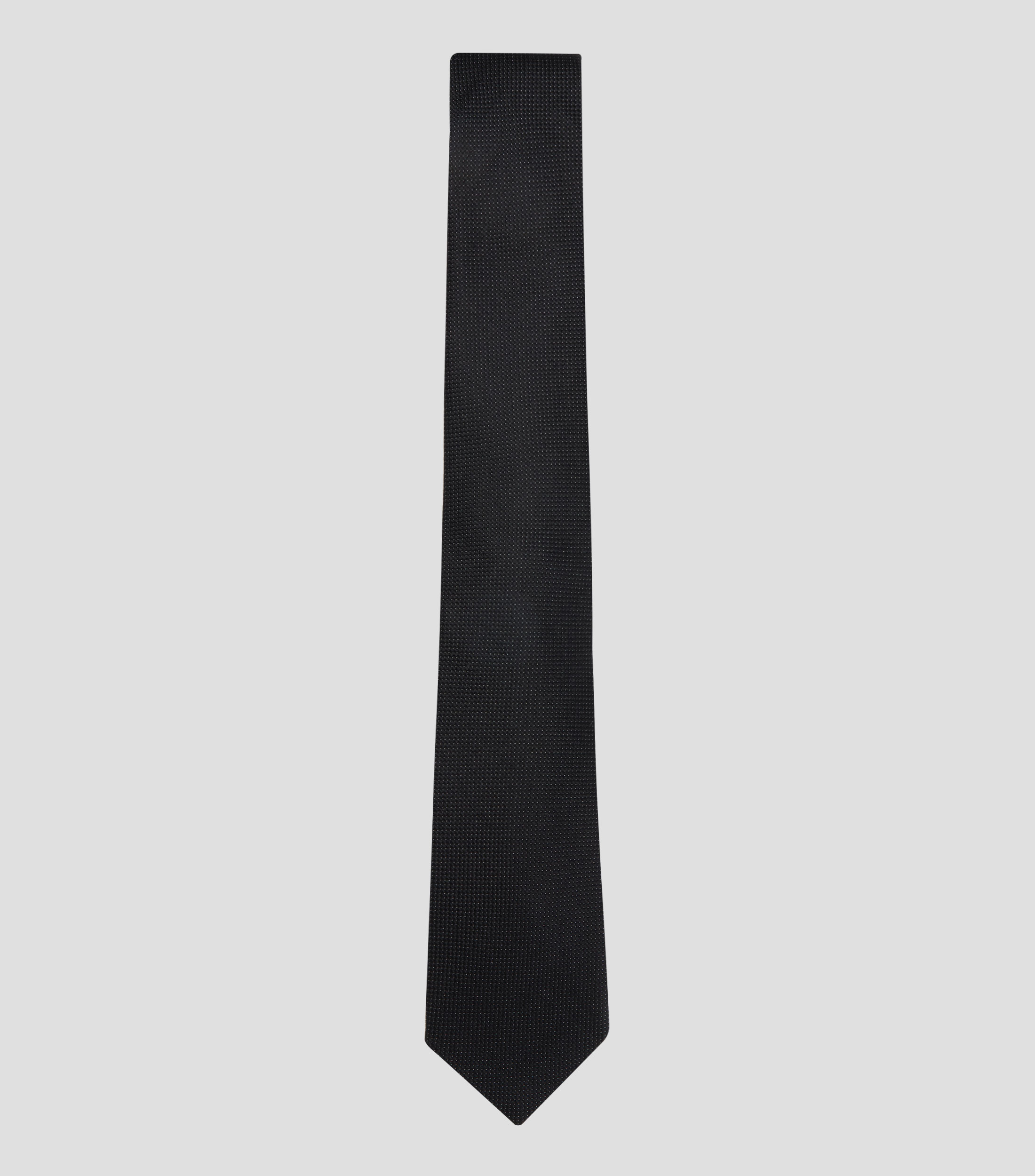 Corbata ancha en seda Microdiseño