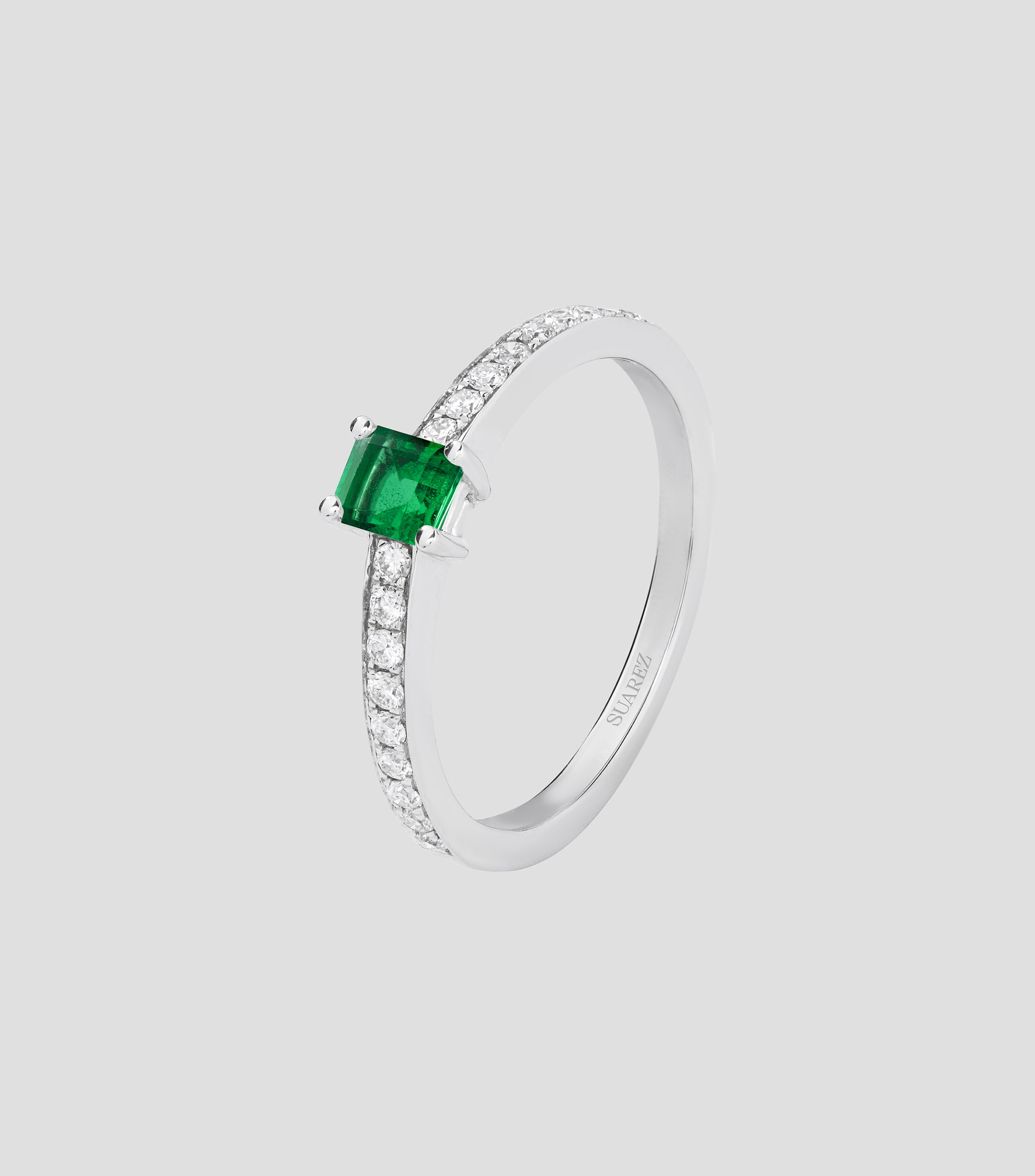 Anillo Big-Three en Oro blanco Mujer