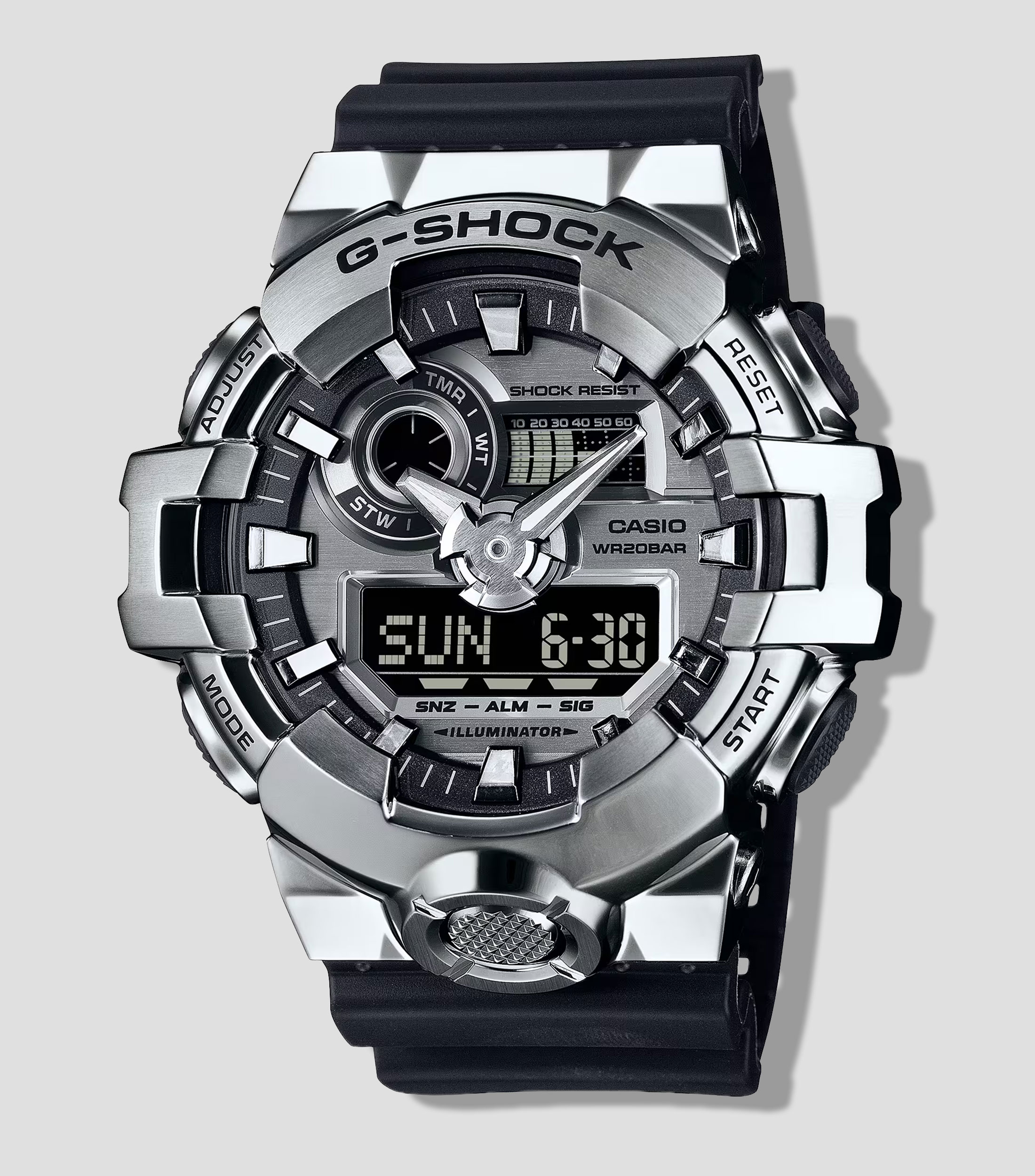 Reloj para Hombre G-Shock Casual Plateado