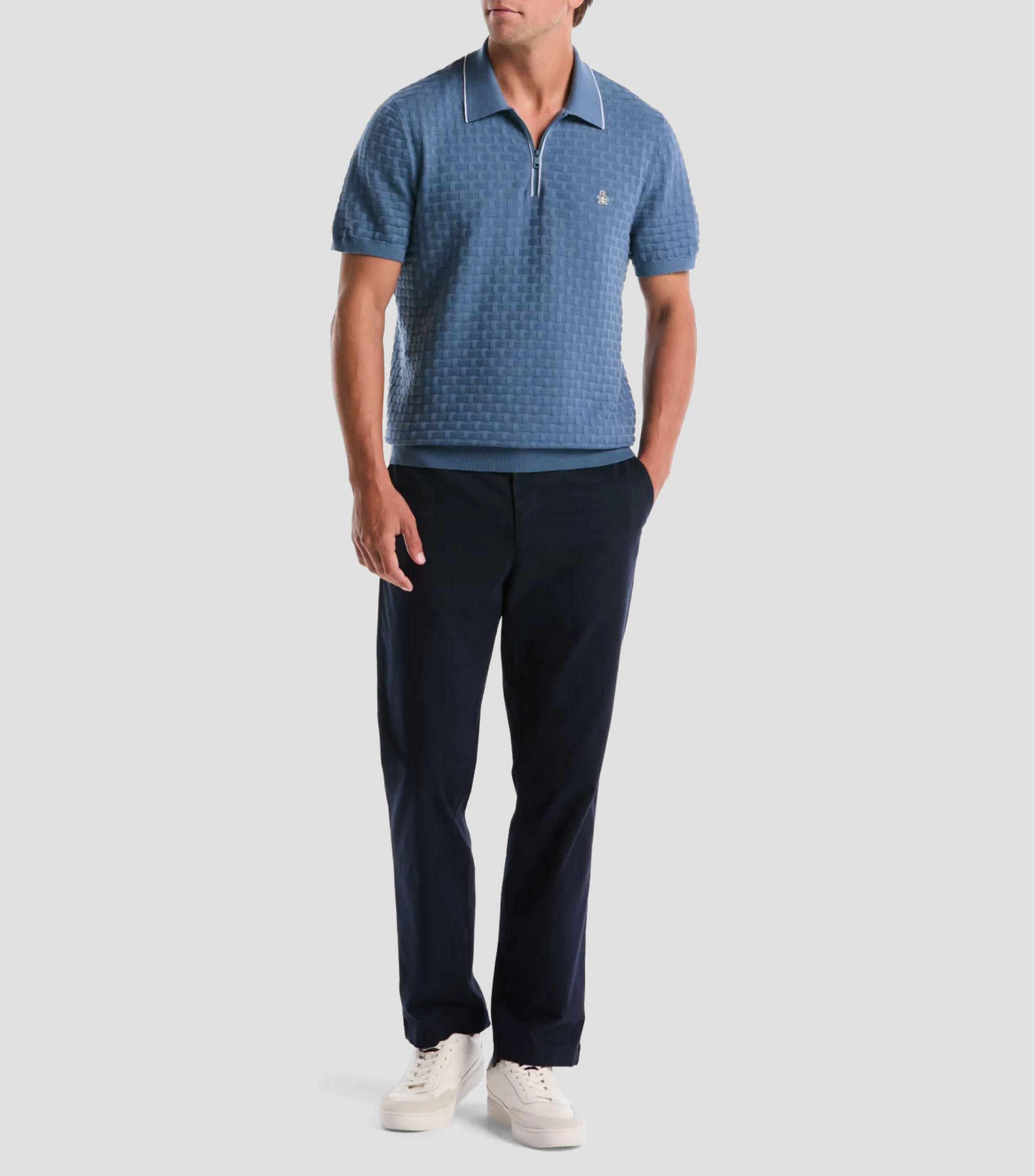 Playera tipo polo manga corta fantasía Hombre