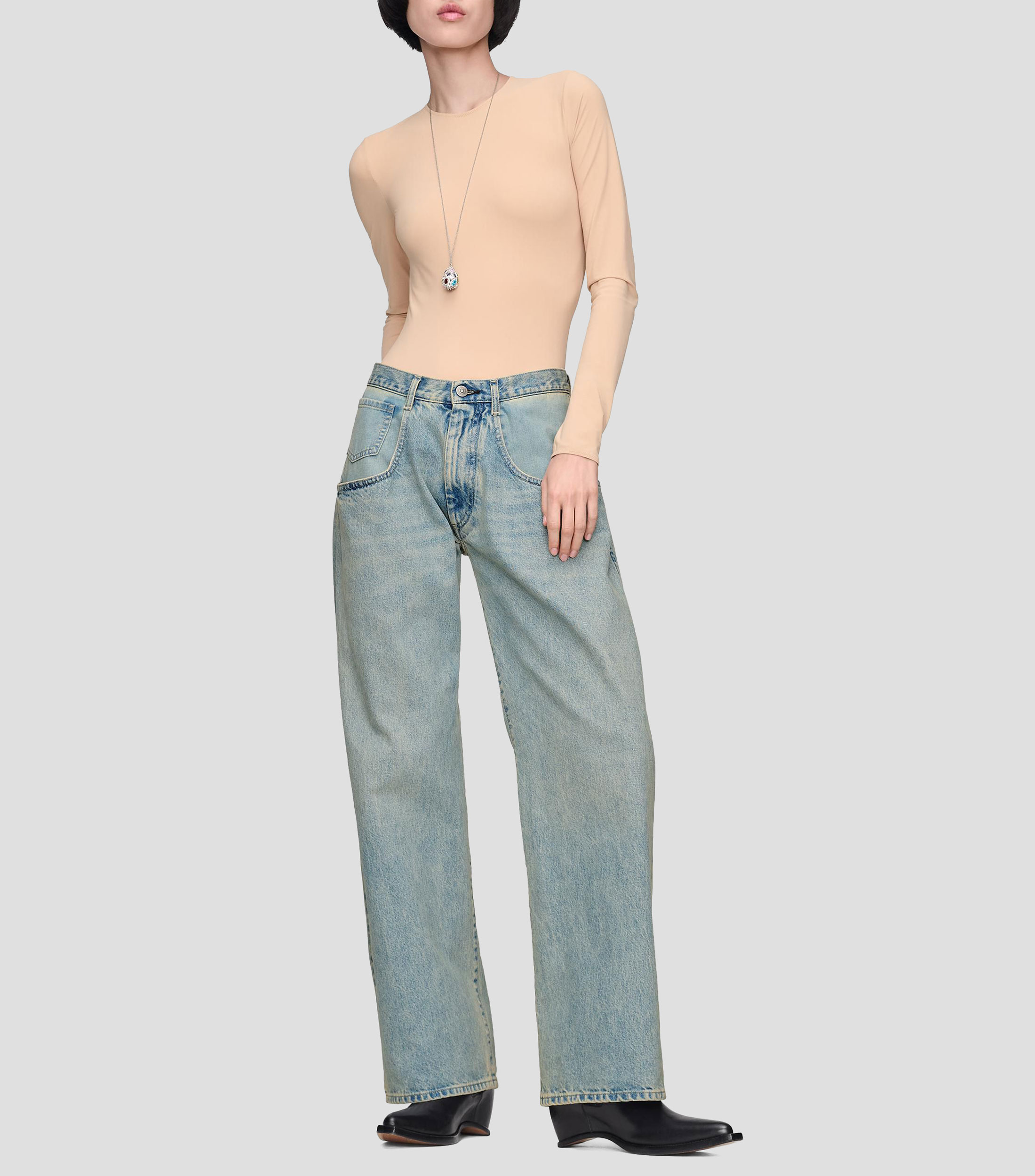 Jeans recto Mujer