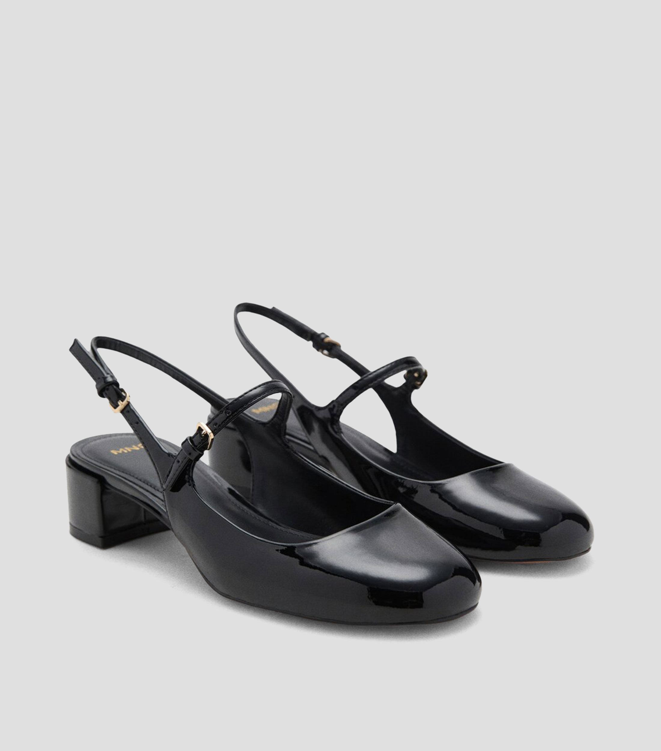 Zapatos Casuales con Tacon Bajo Media Luna Mujer
