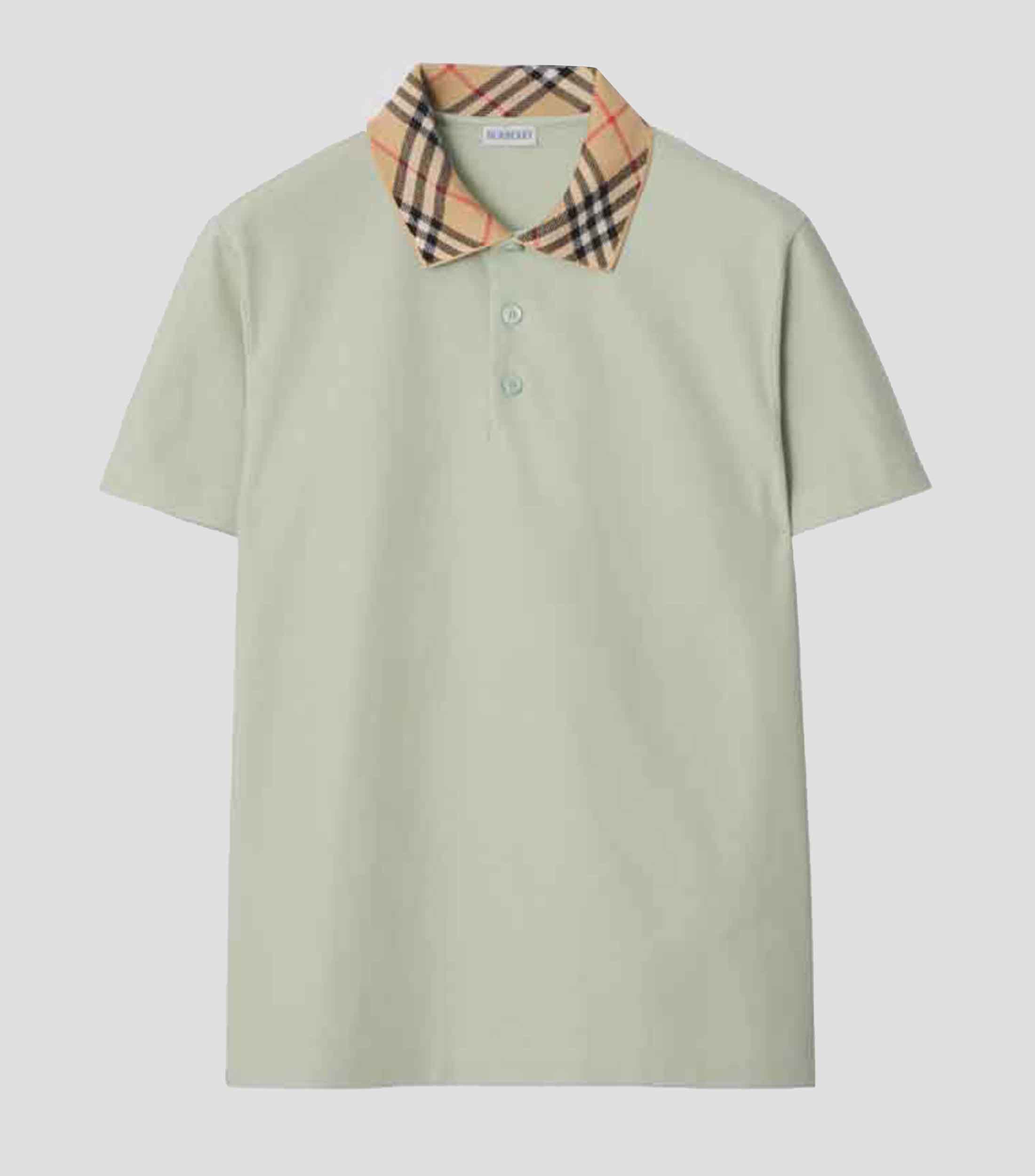 Playera tipo polo manga corta lisa Hombre