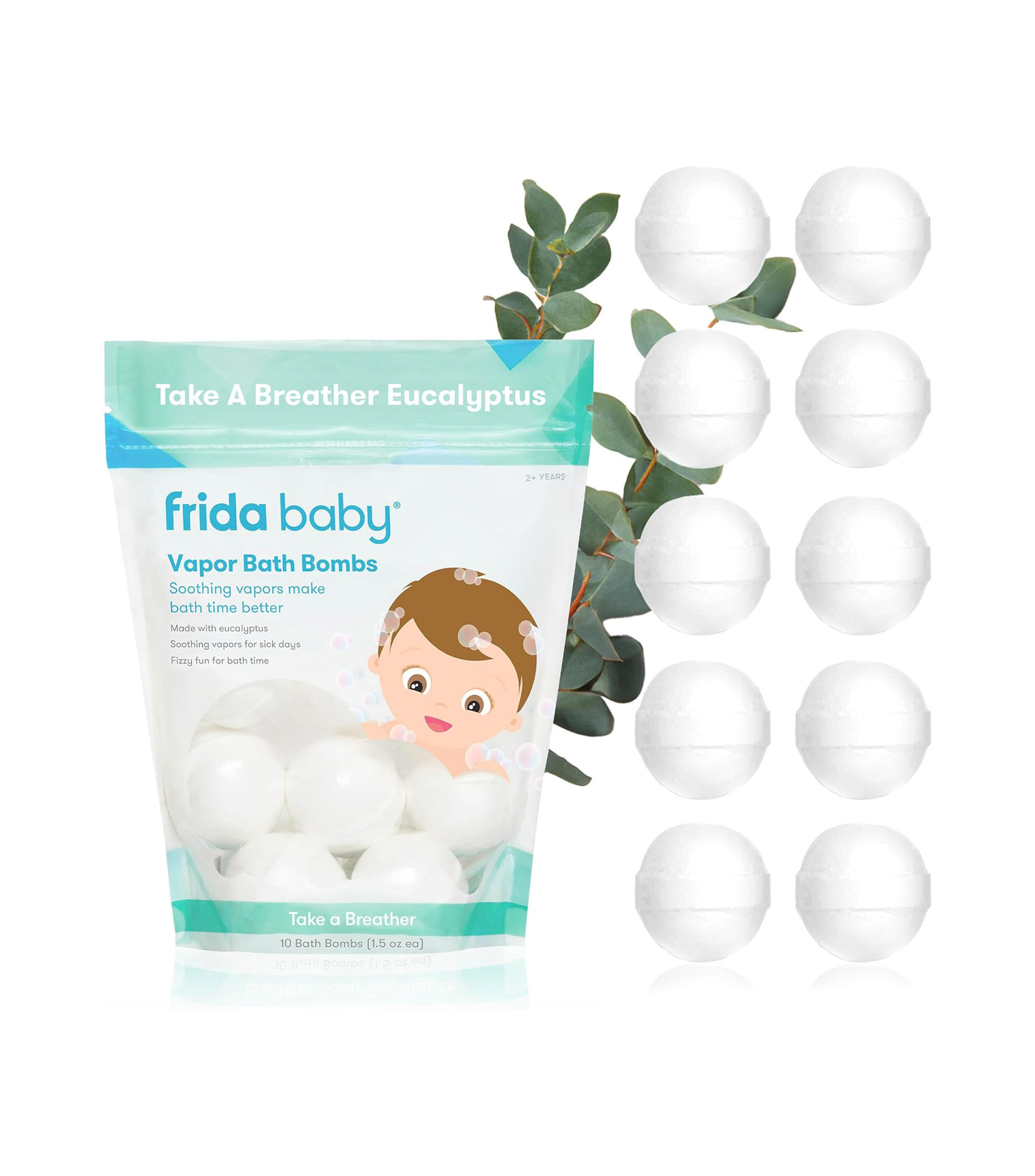 Bombas efervescentes para tina, 10 piezas