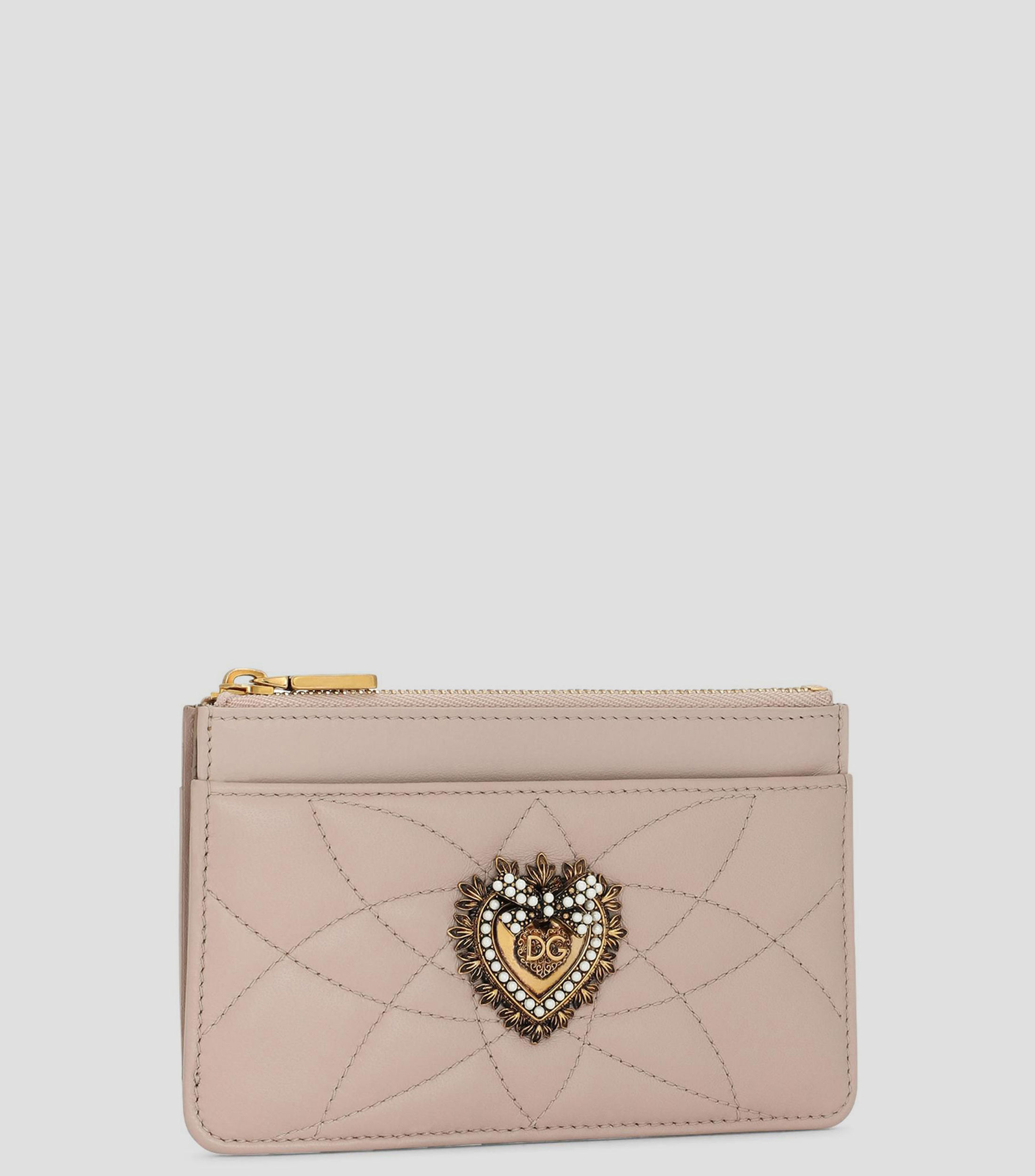 Cartera en piel Devotion capitonado Mujer