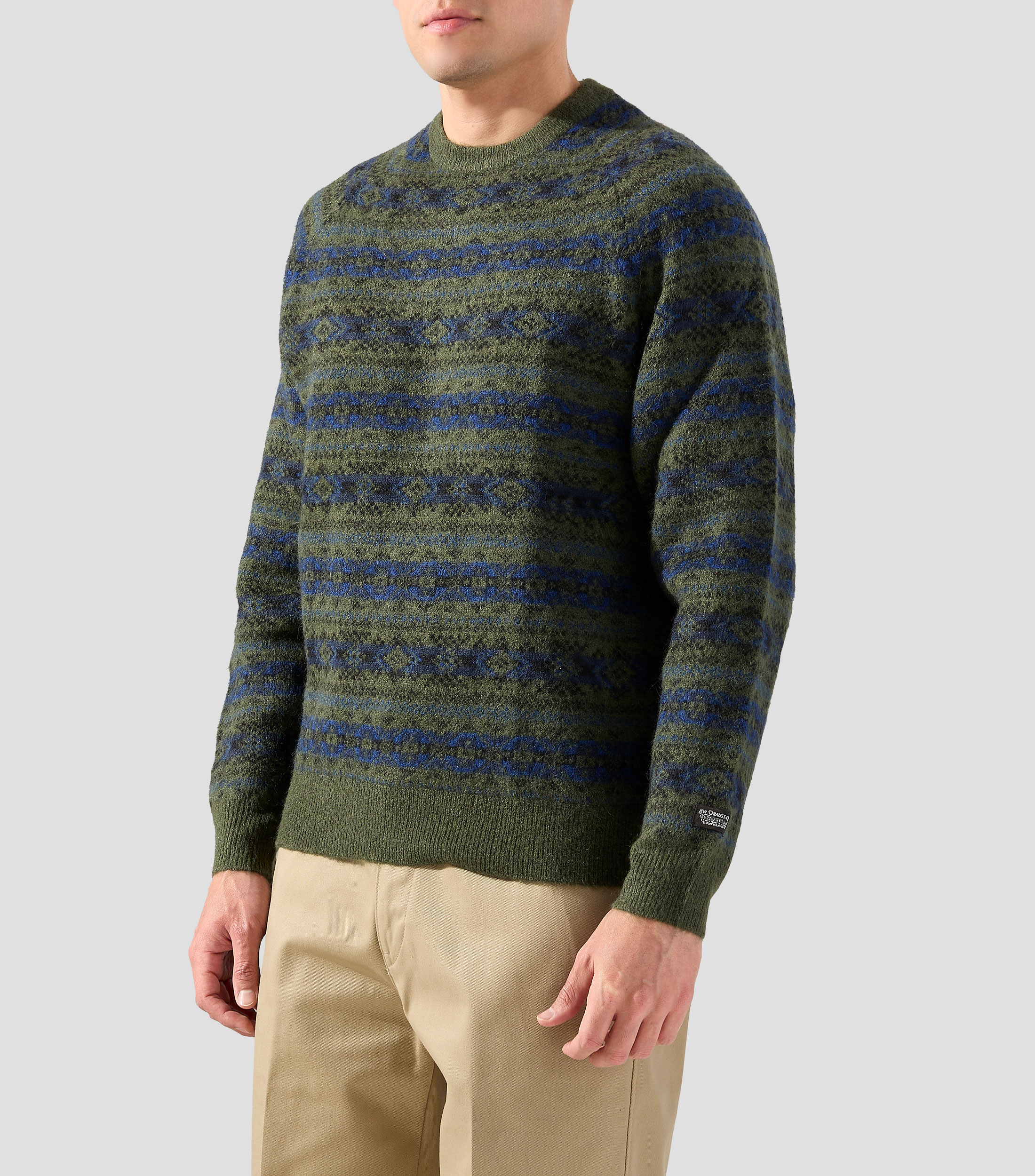 Suéter cuello redondo Hombre