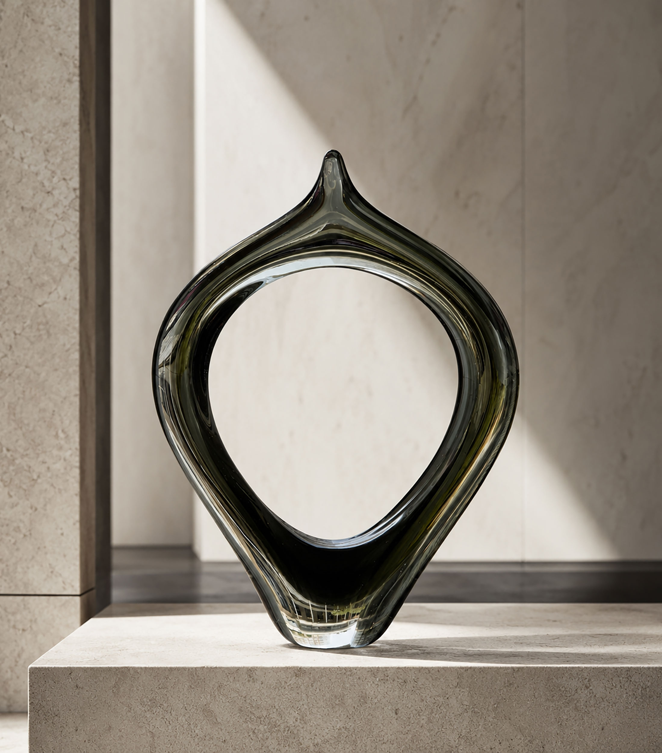 Figura decorativa en vidrio