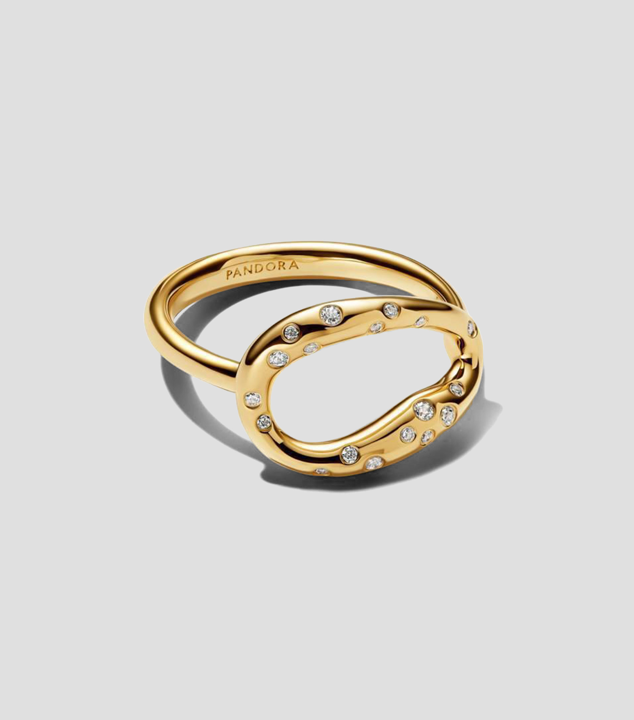 Anillo en plata con circonia cúbica Mujer