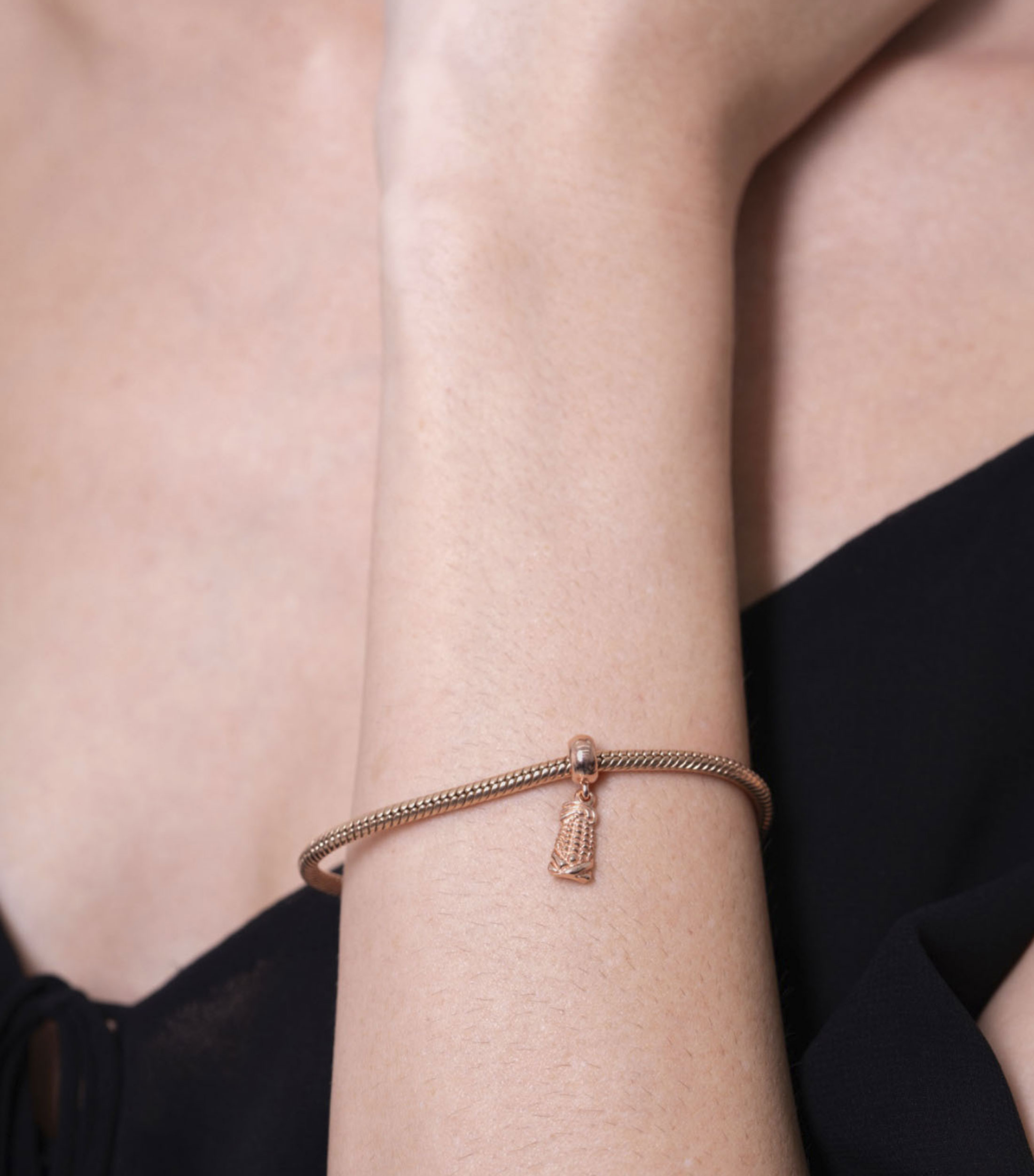 Charm en Forma de Maíz en Plata .925 Mujer