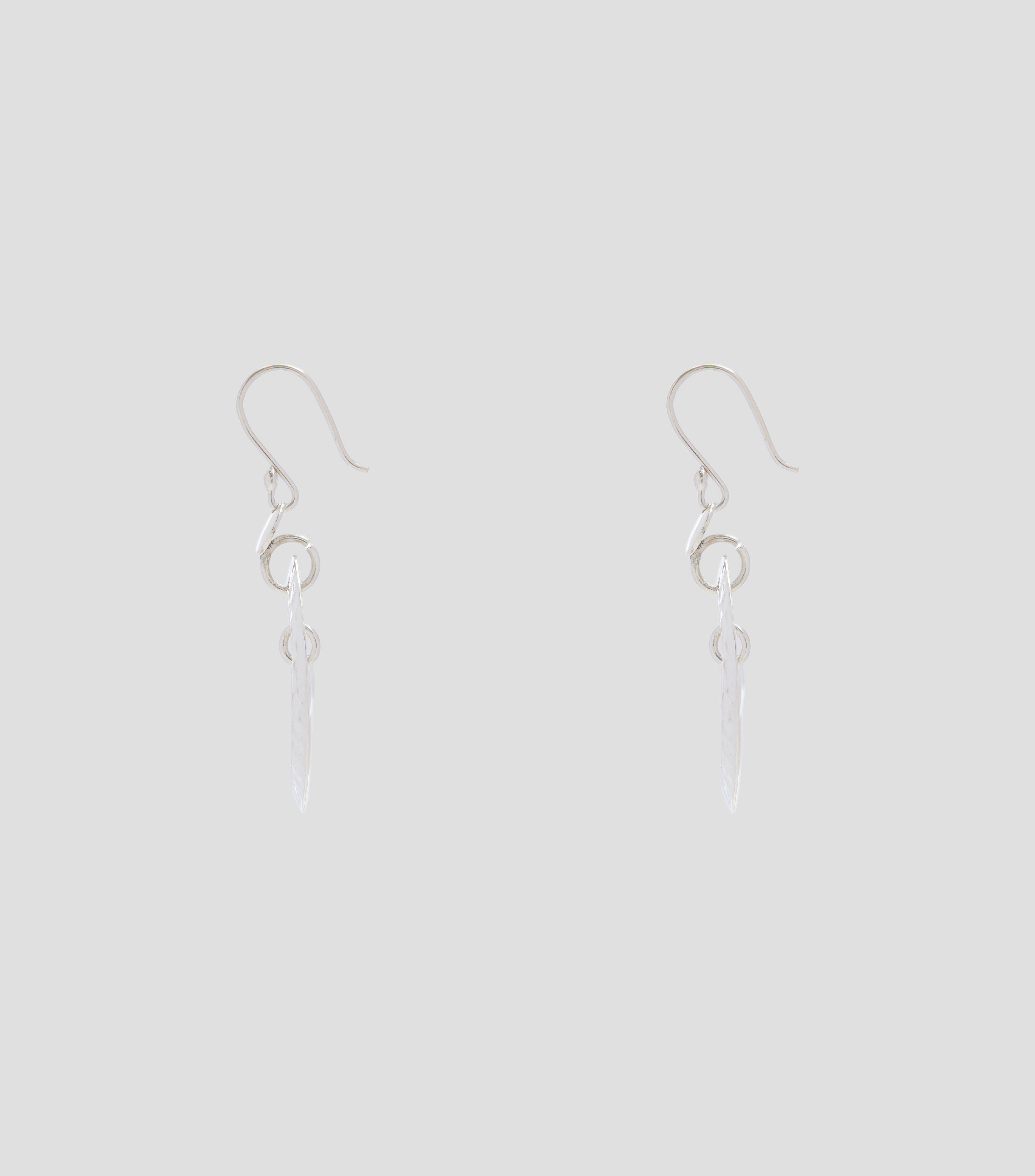 Aretes circulos en plata .925 Mujer
