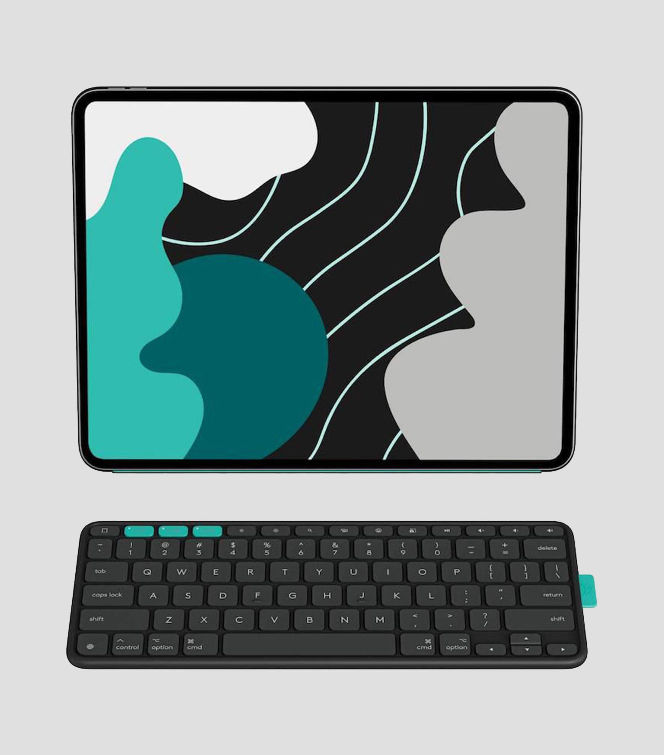 Folio con teclado flip para iPad
