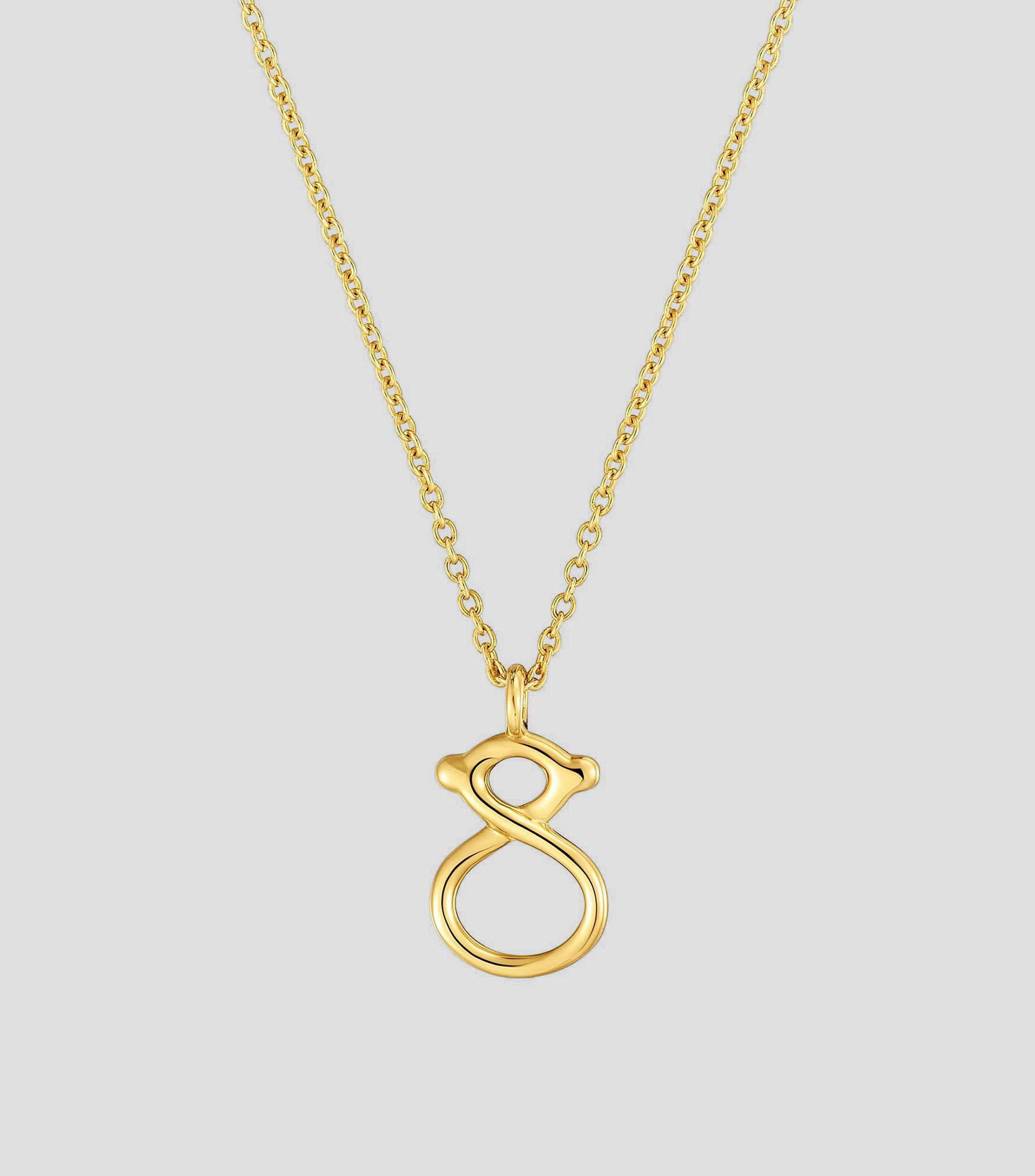 Collar oso en Oro amarillo de 9 Kilates Infinity Mujer