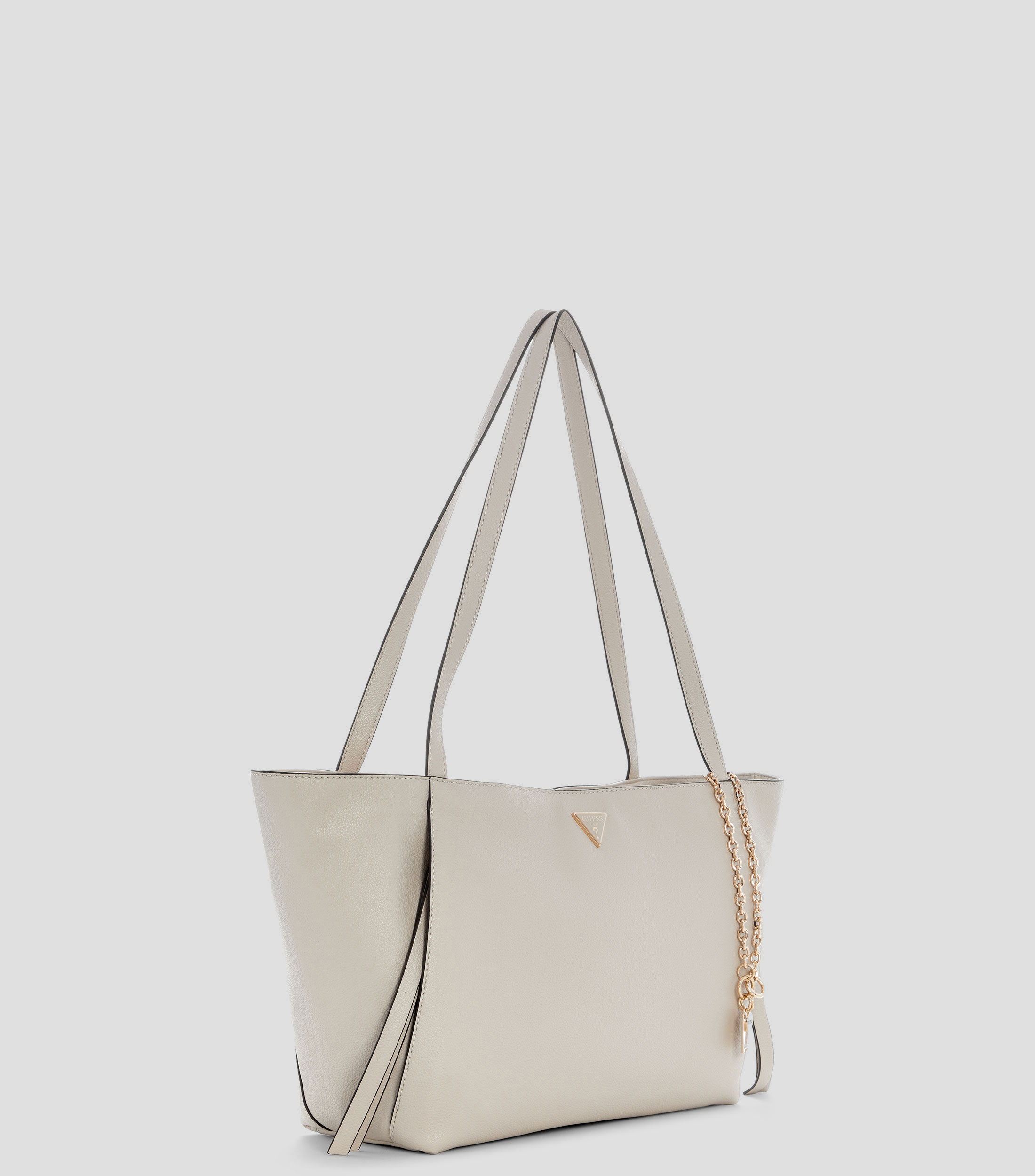 Bolsa tote lisa con detalle texturizado Mujer