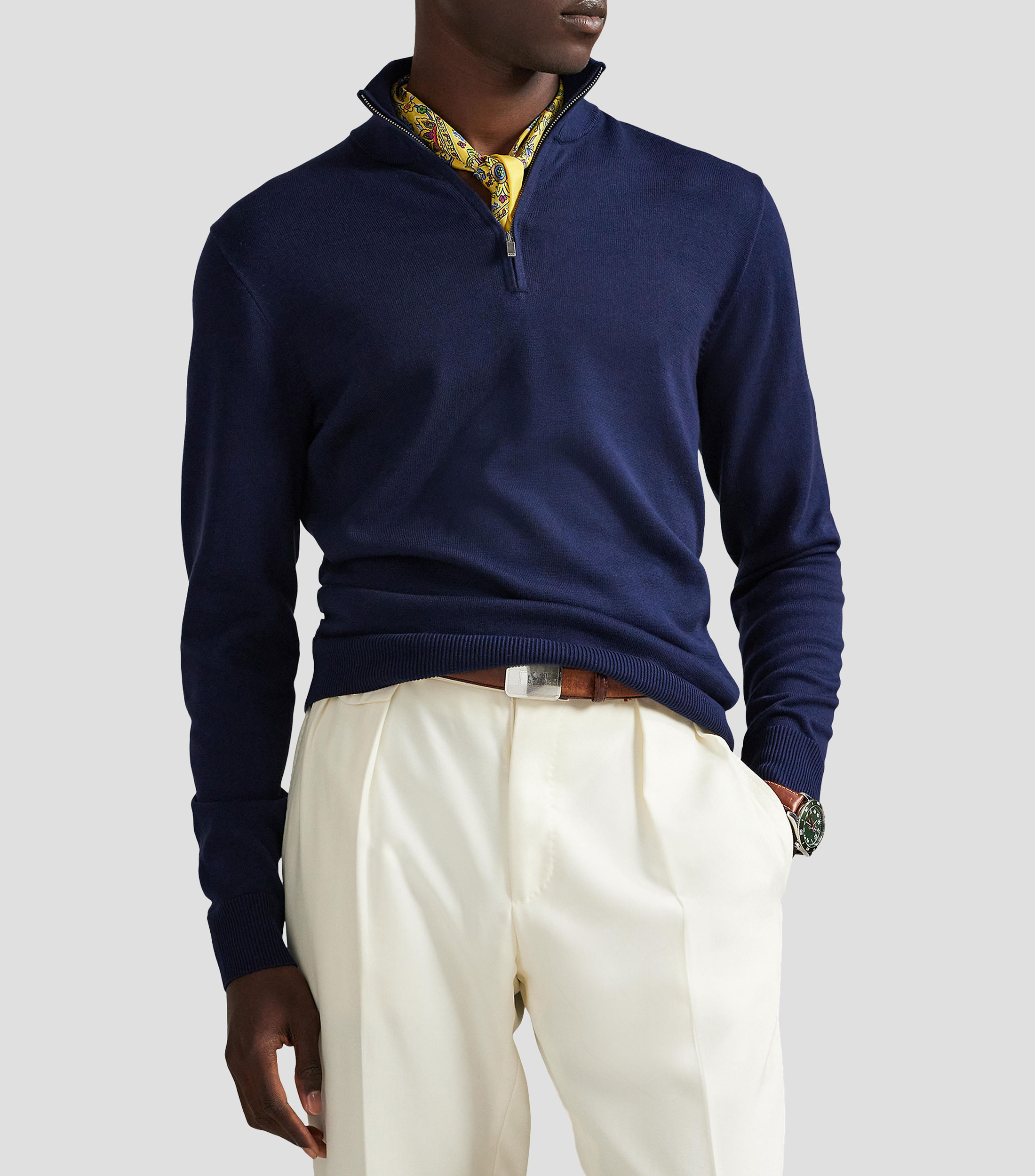 Suéter cuello alto Hombre