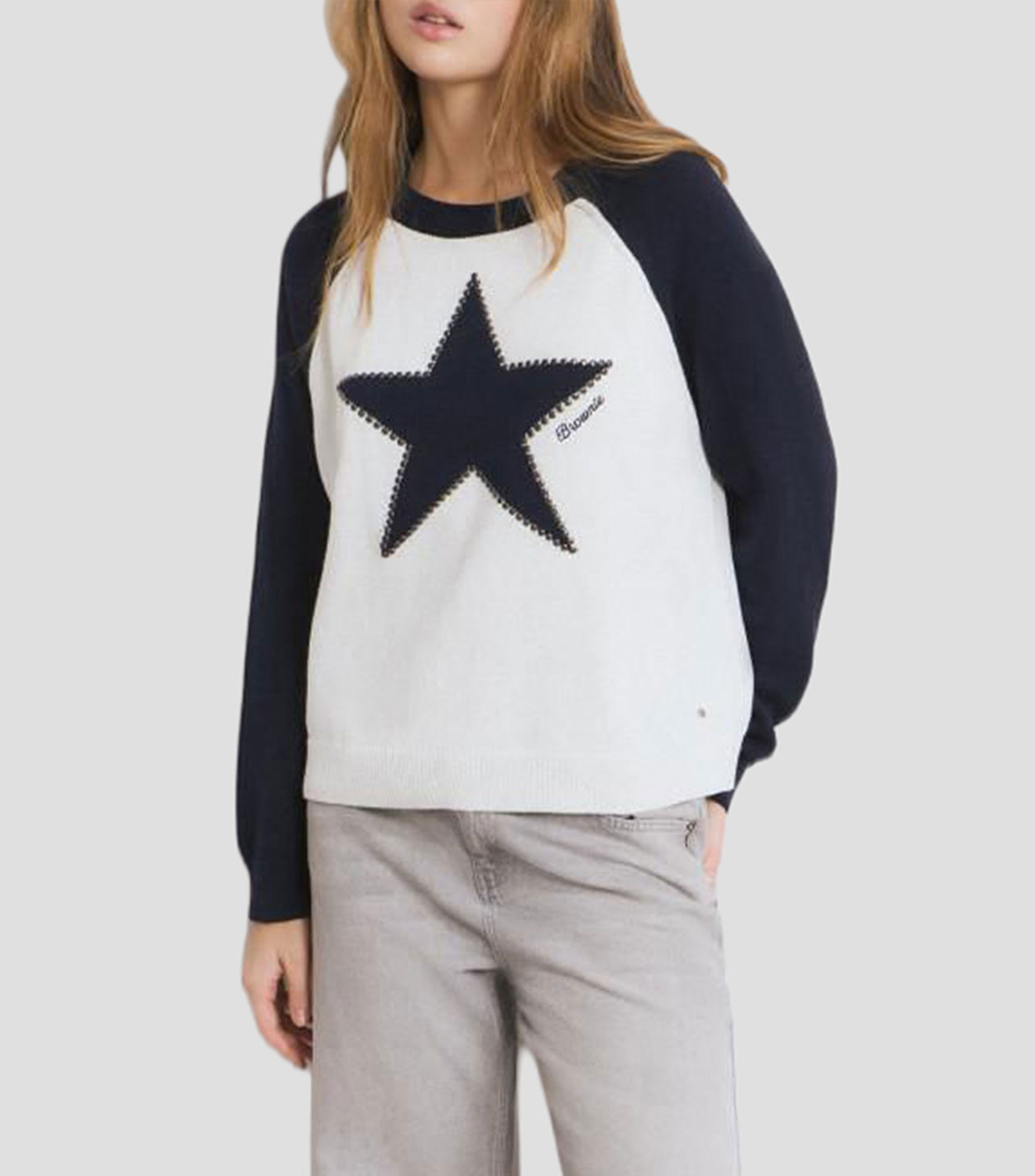 Suéter cuello redondo Mujer