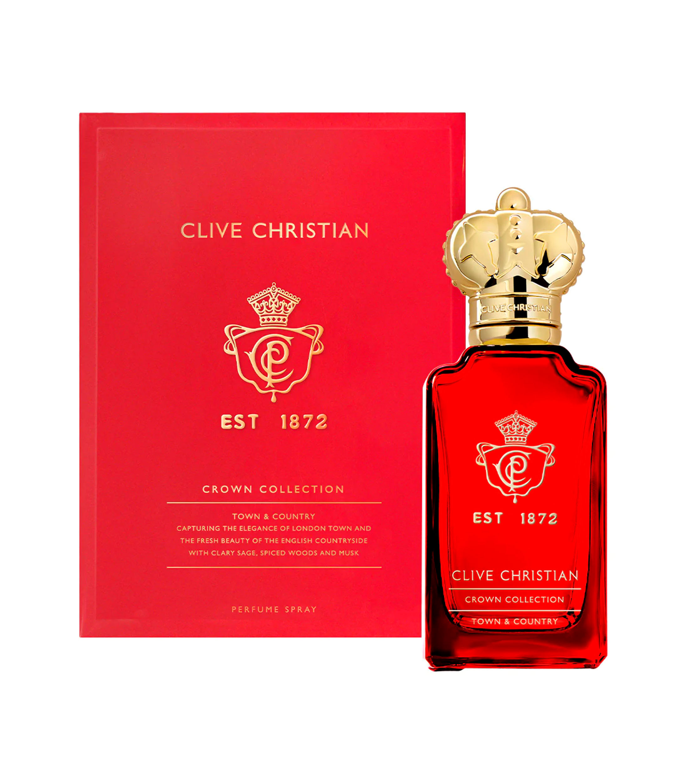 Perfume Town & Country Crown Collection, Perfume Spray 50 ml Unisex
