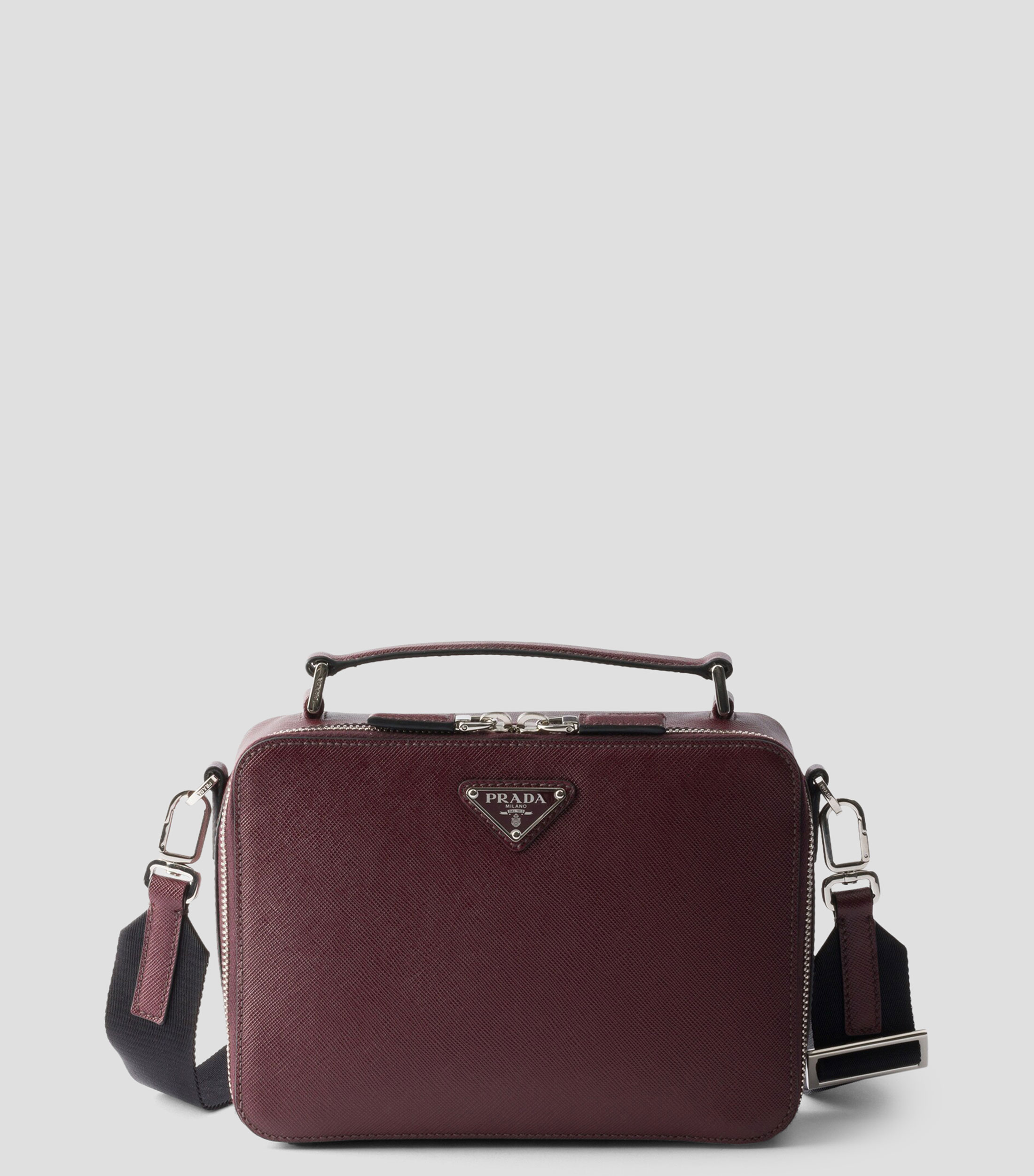 Bolso Brique de piel saffiano