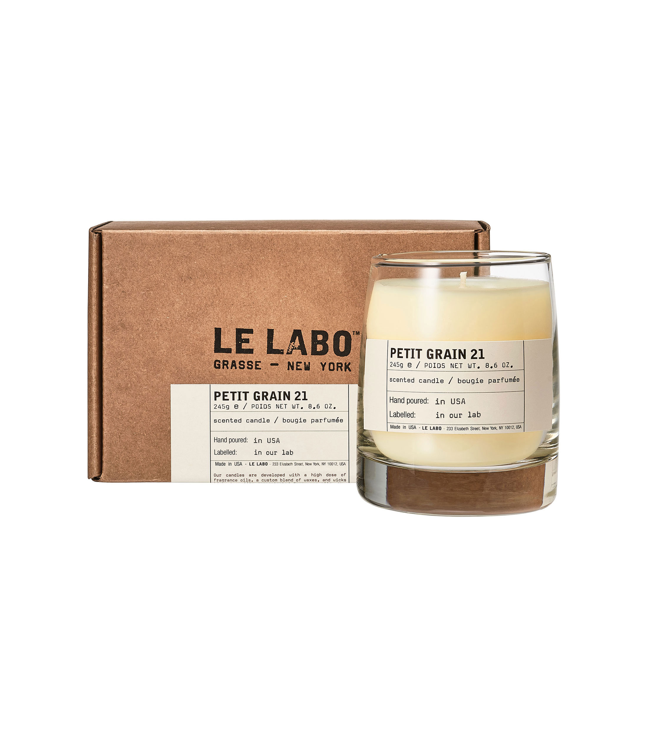 Vela aromática Petit Grain 21, 245 gr