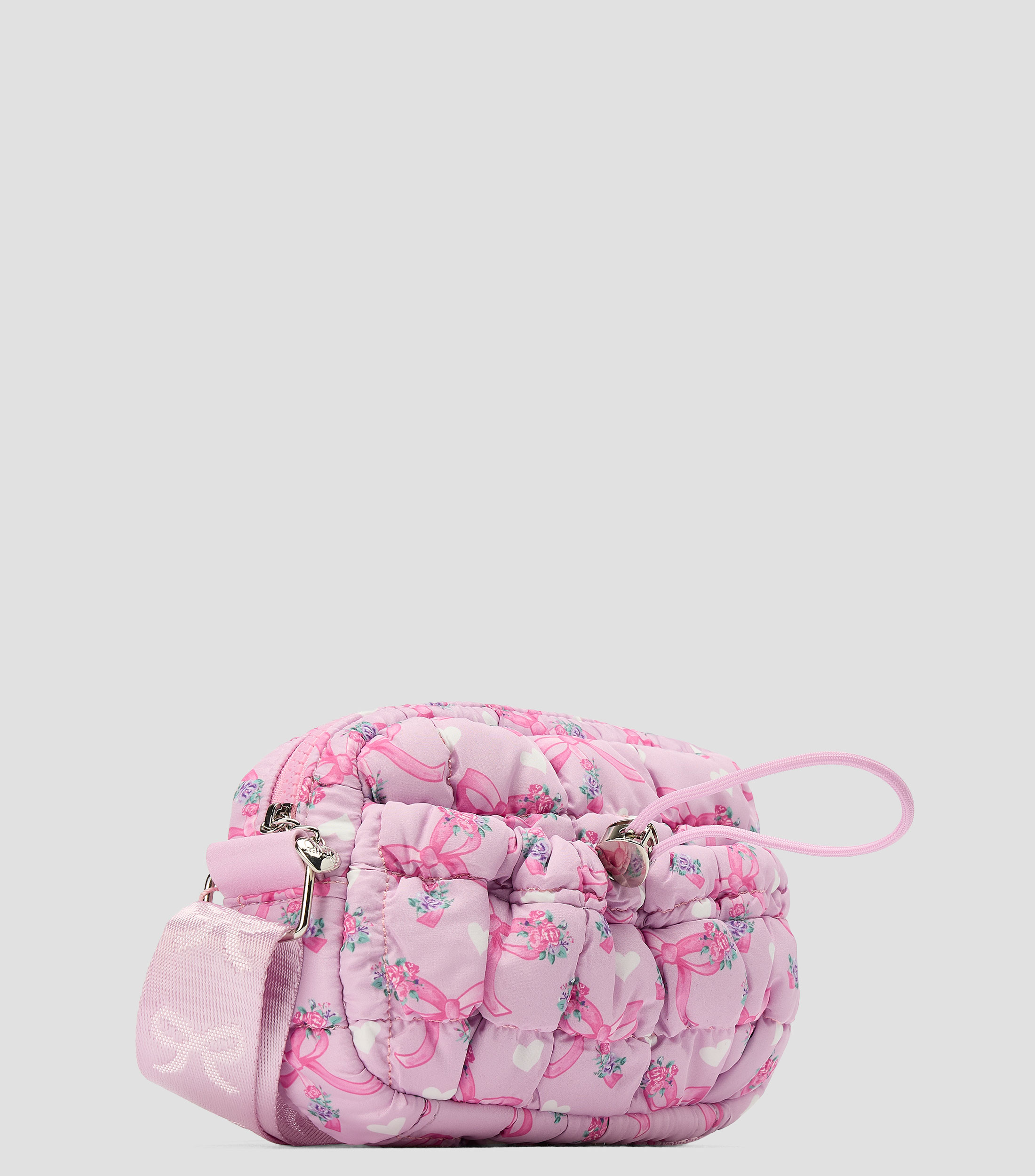 Bolsa Crossbody capitonada y estampada Nina