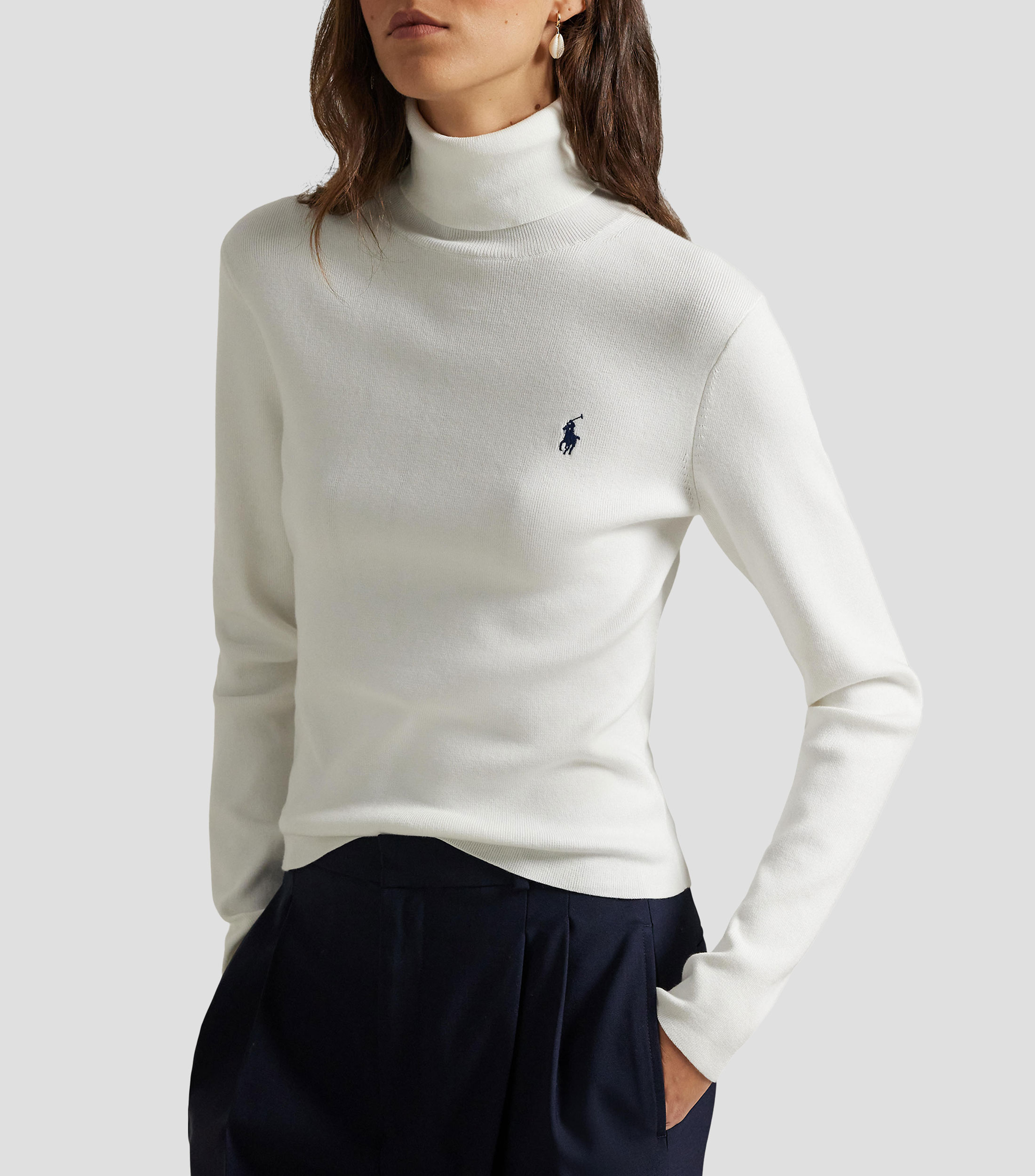 Suéter cuello alto Mujer