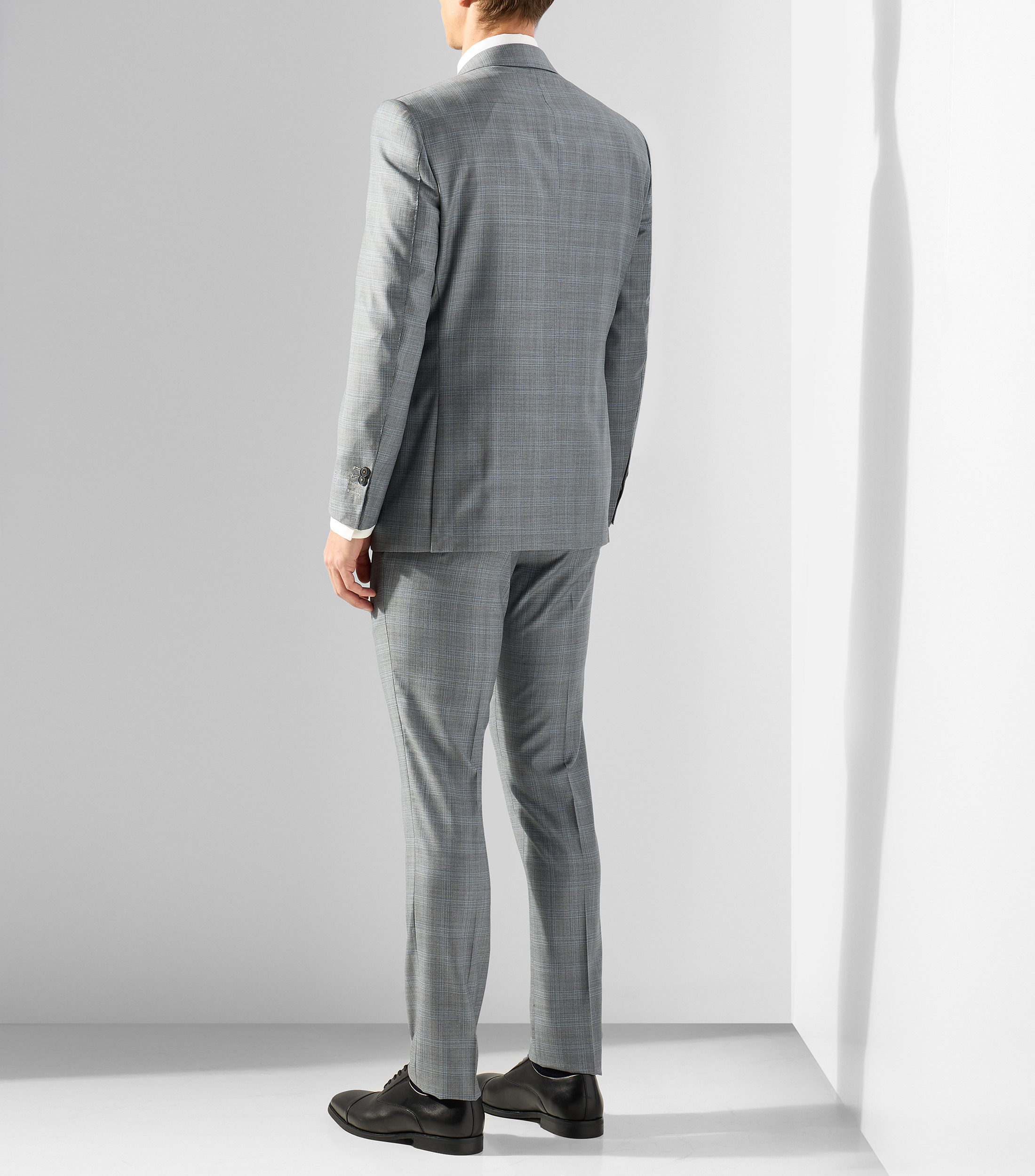 Traje de lana corte slim fantasía Hombre