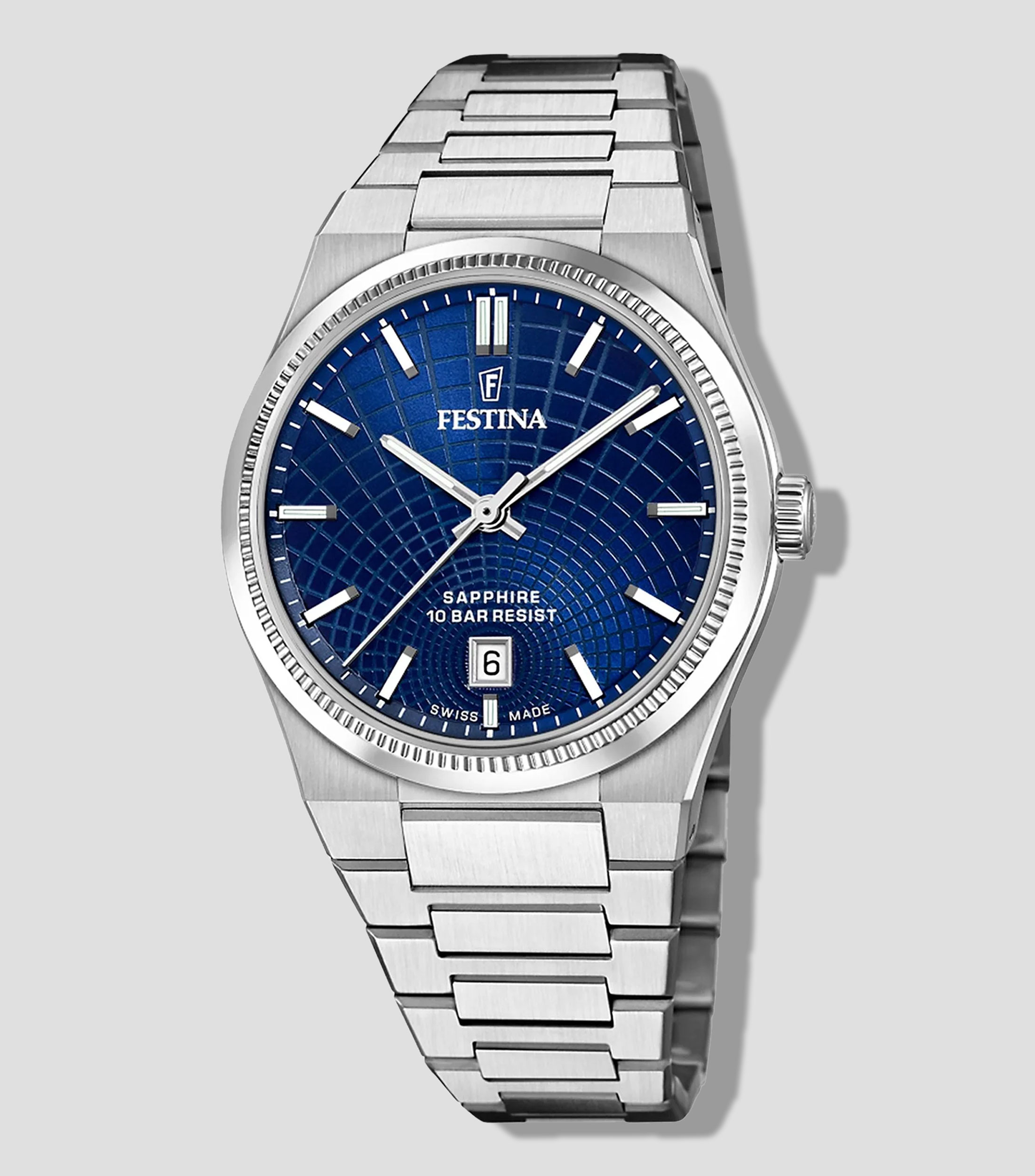 Reloj para Hombre Rive De vestir, Plateado
