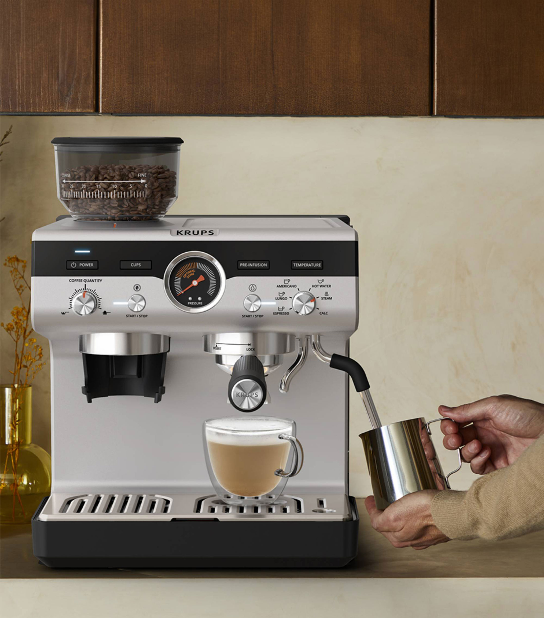 Cafetera Manual Negra
