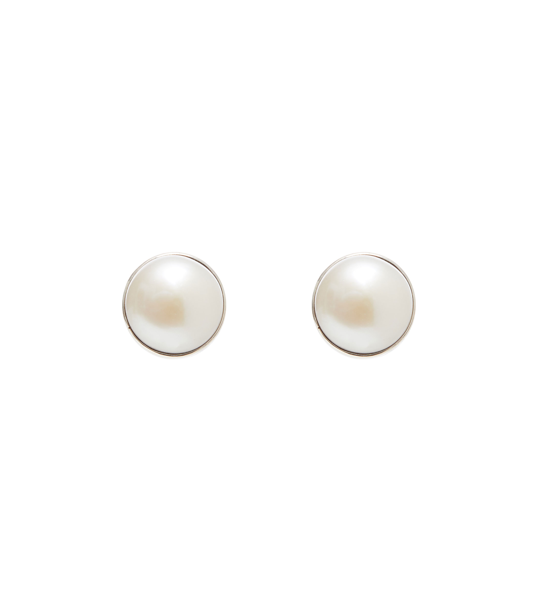 Aretes de perla en plata .925 Mujer
