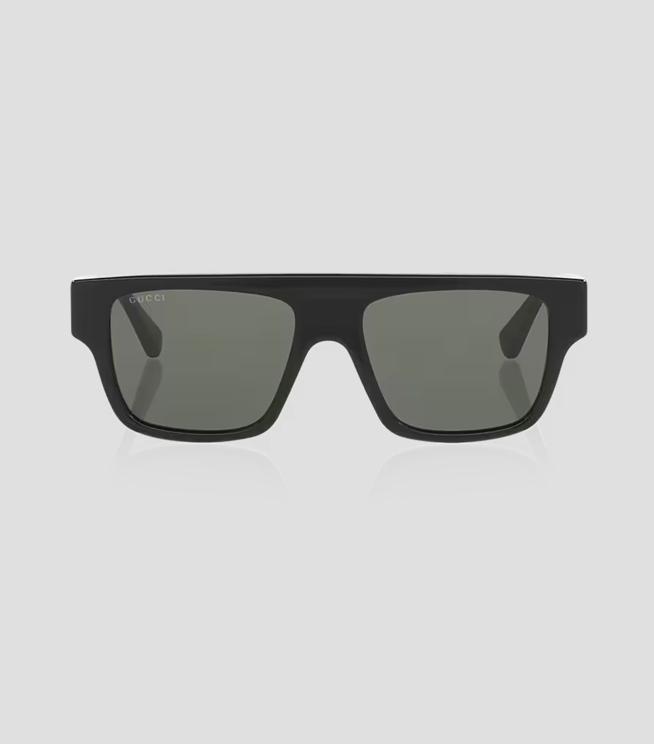 Lentes de sol rectangulares negro Mujer