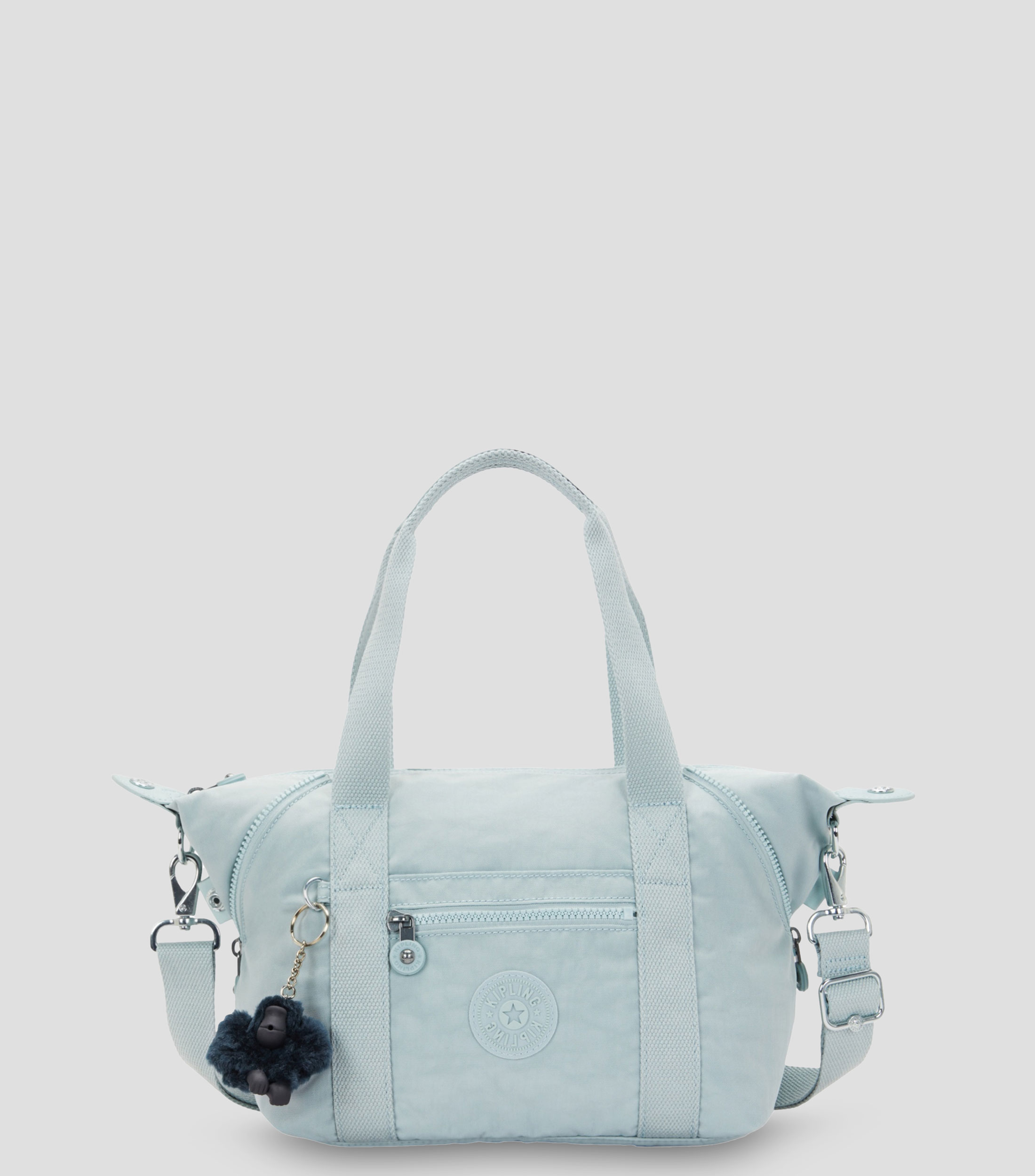 Bolsa crossbody azul lisa Mujer
