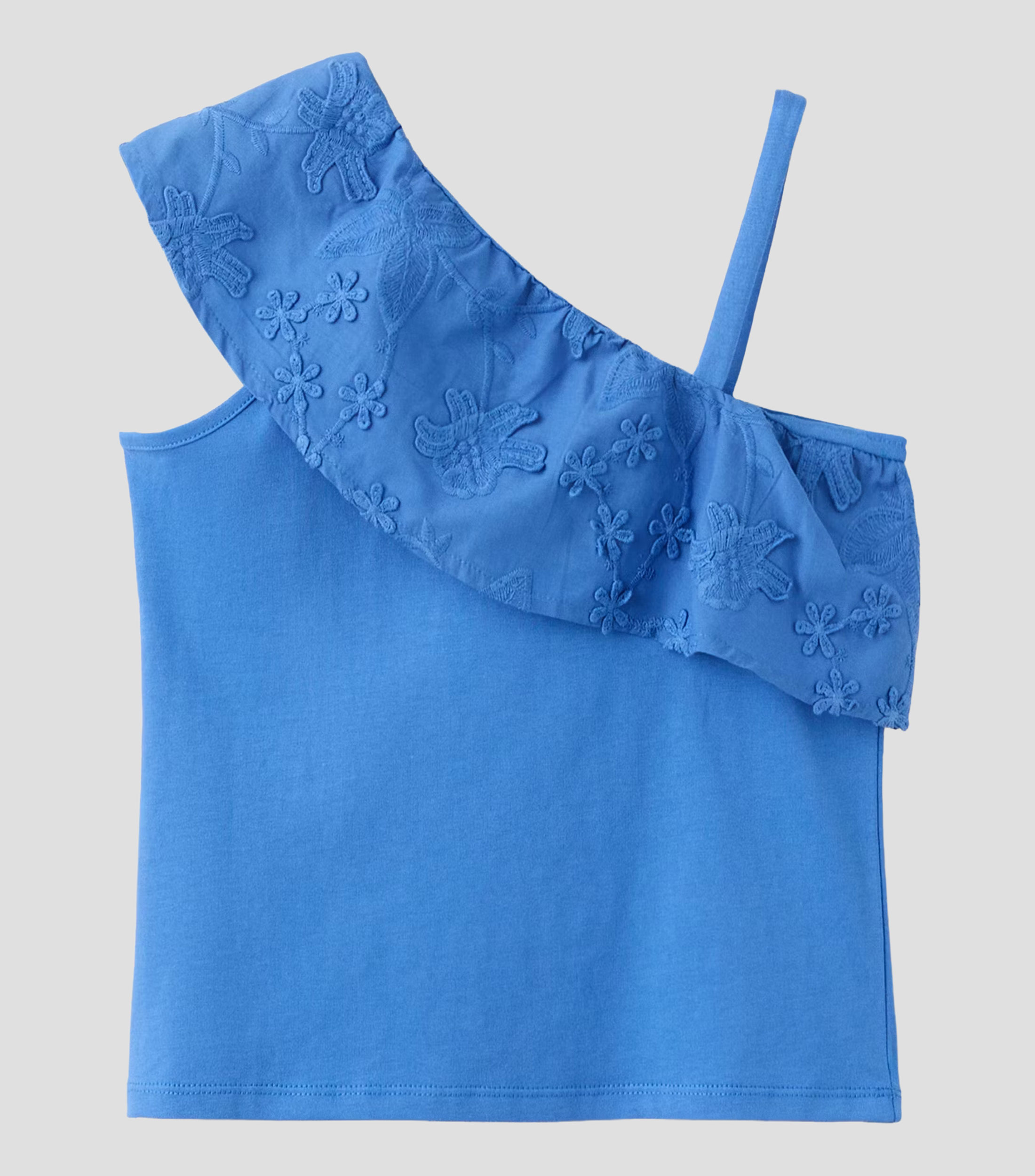 Blusa lisa sin mangas Niña