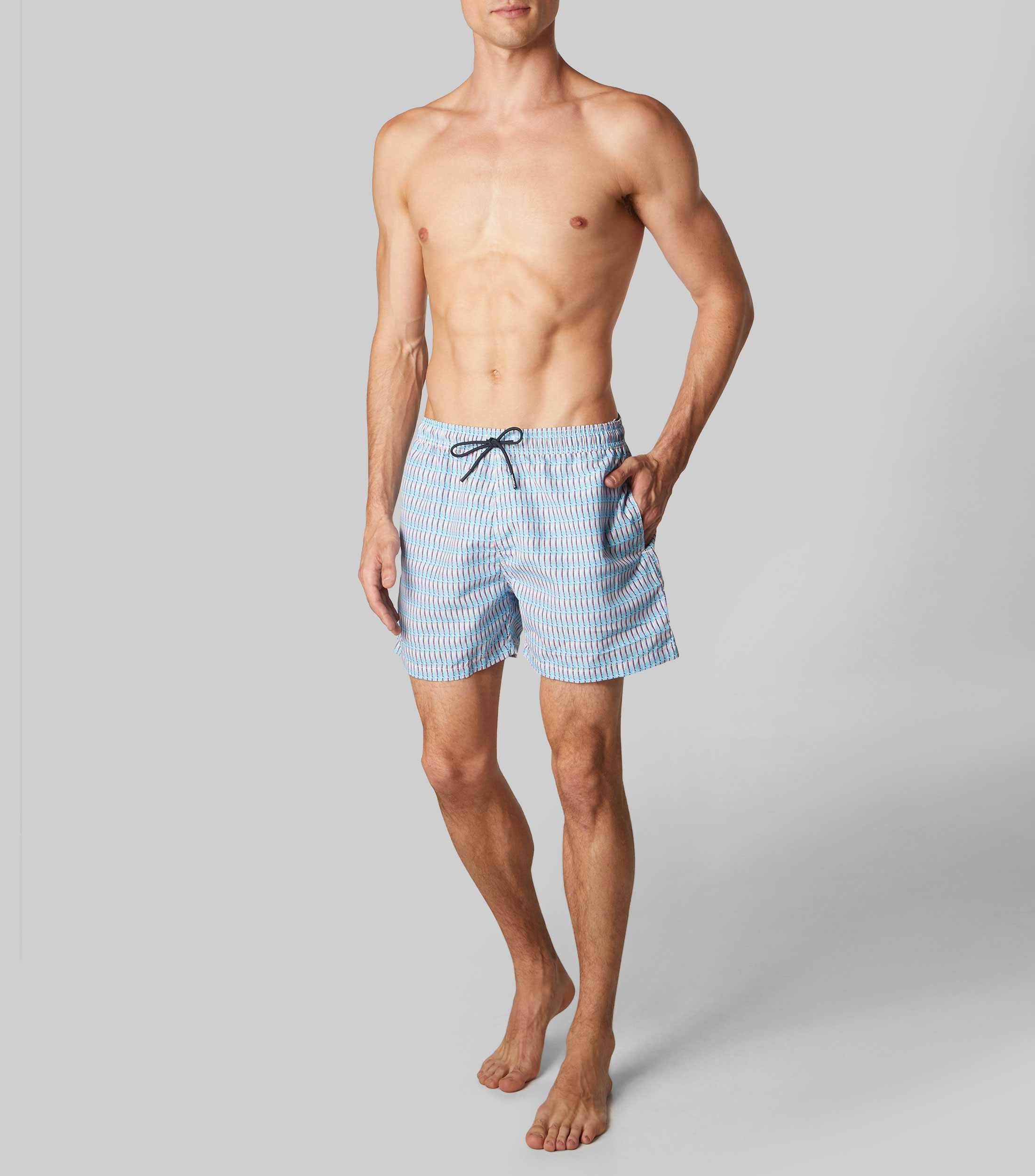 Traje de baño largo con multidiseño Hombre