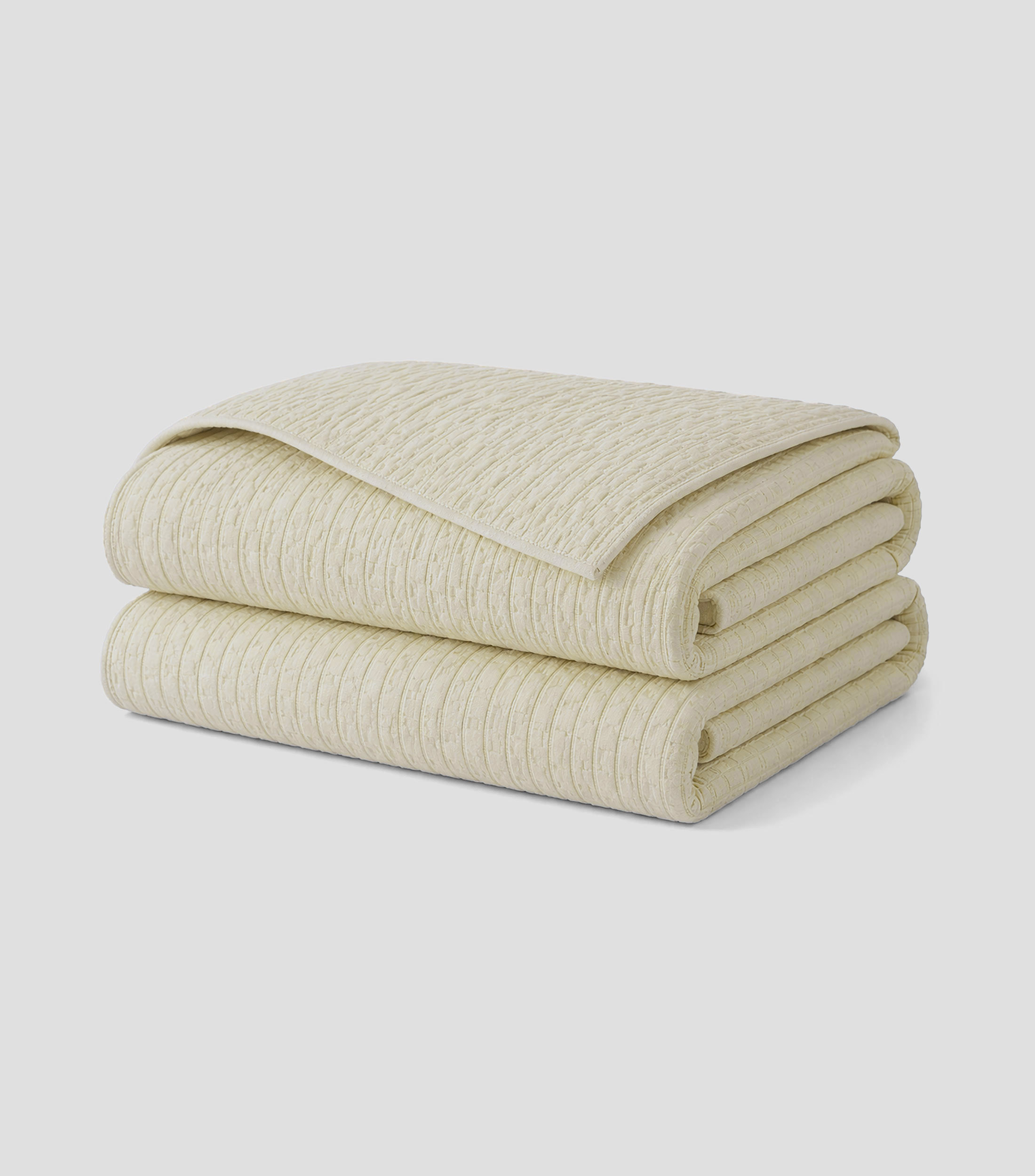 Colcha Coverlet Matrimonial, Queen Size Crudo