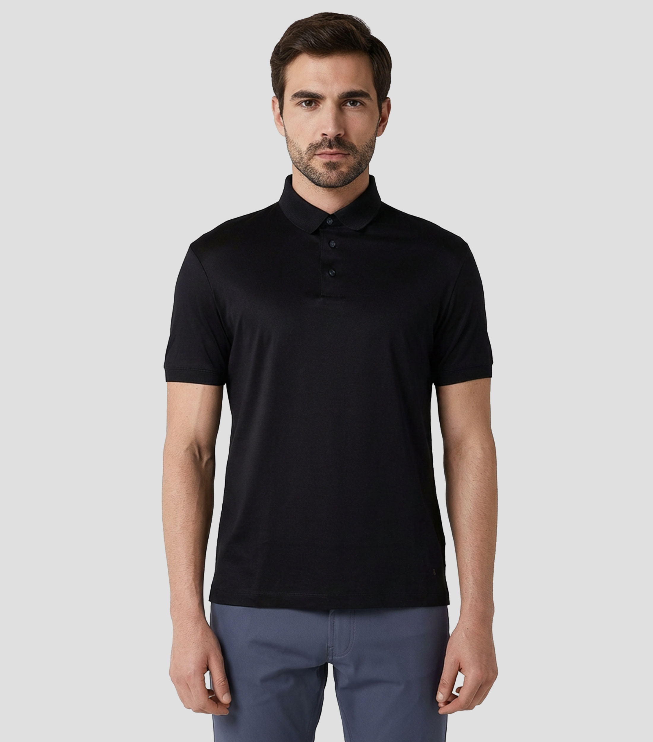 Playera tipo polo con manga corta Hombre