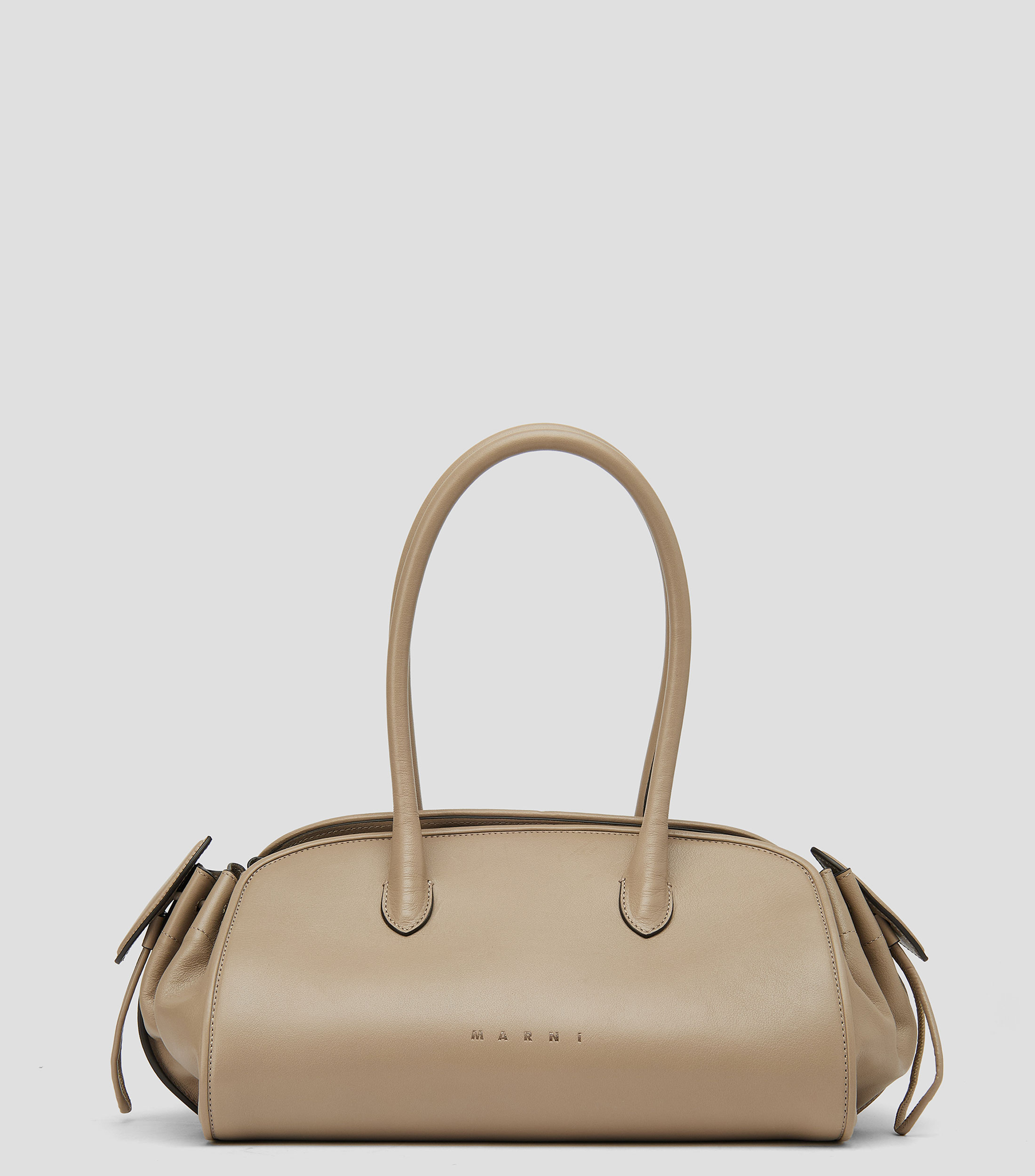 Bolsa shoulder en piel liso Mujer