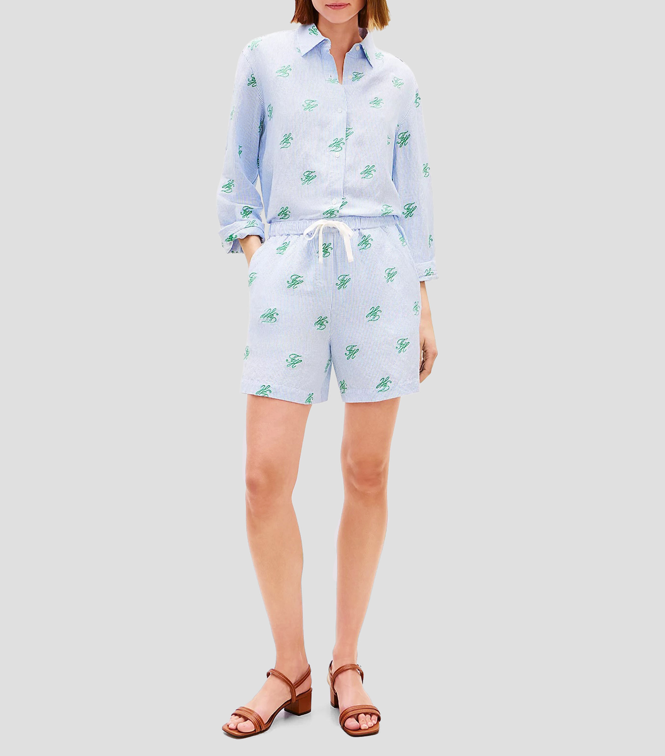 Short a rayas Mujer