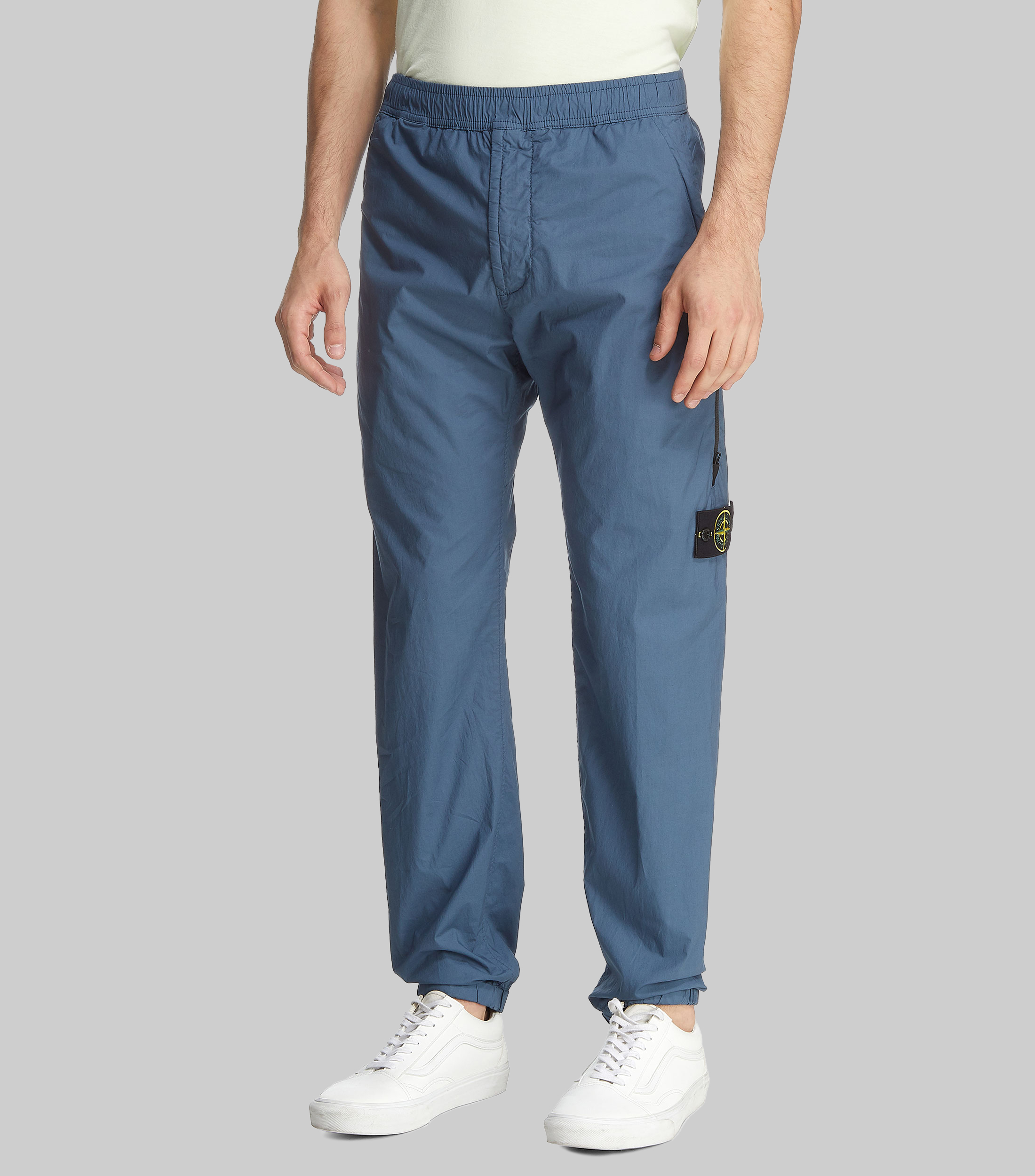 Stone Island Pantaloni jogger in cotone con Compass 811560920/V0062