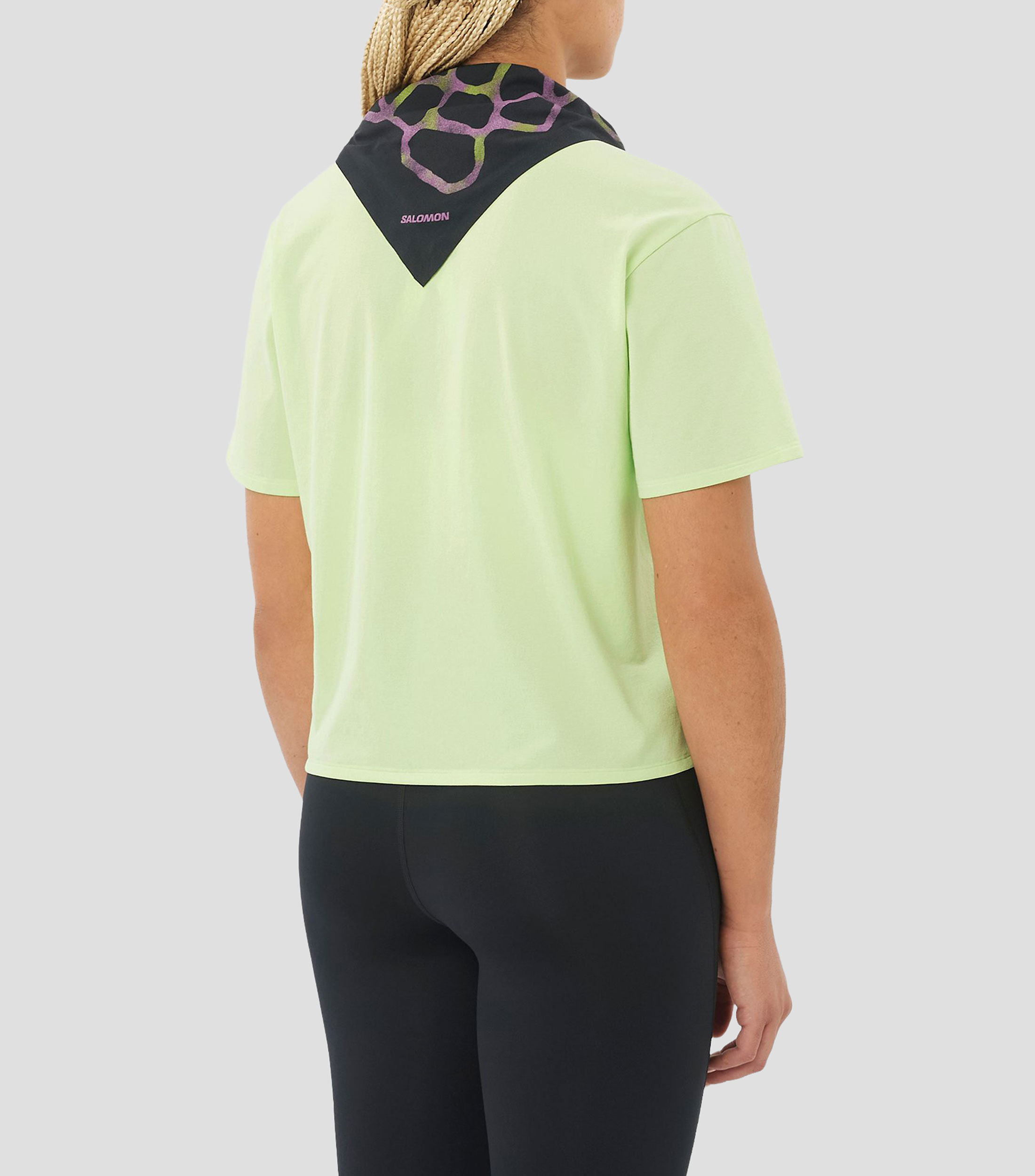 Playera para senderismo Trackline lisa Mujer