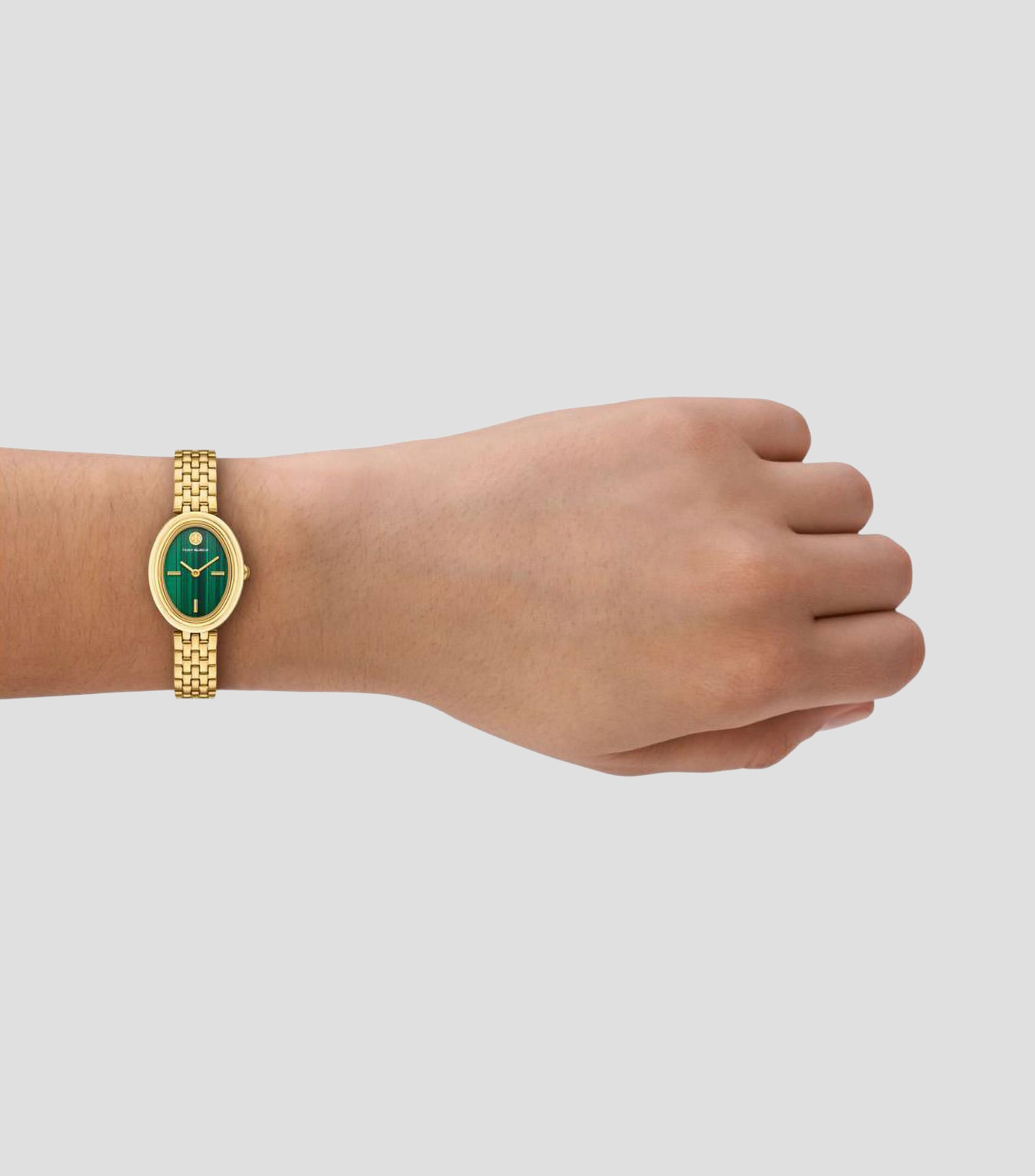 Reloj The Oval acero dama dorado