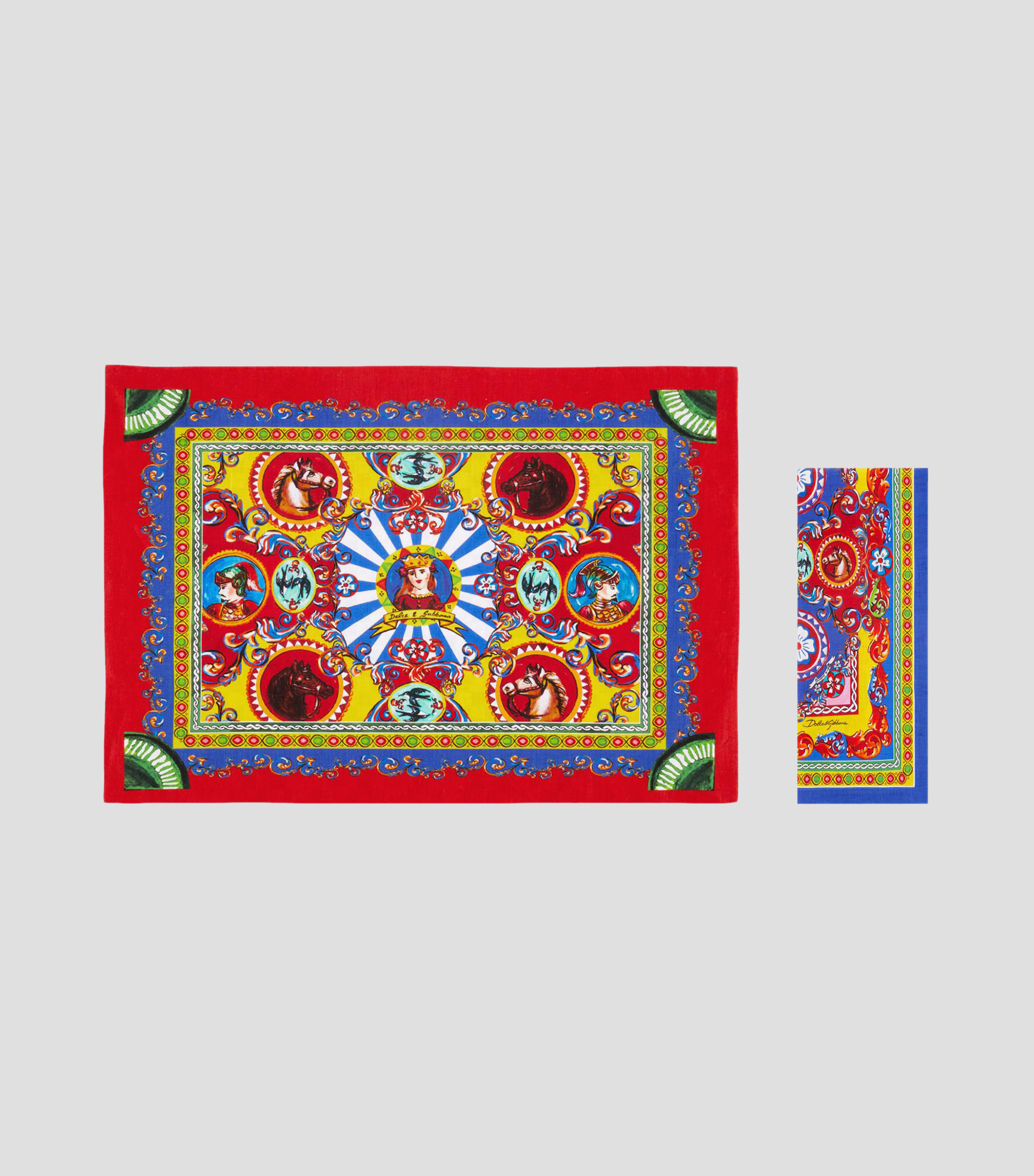 Set Mantel individual y Servilleta Carretto